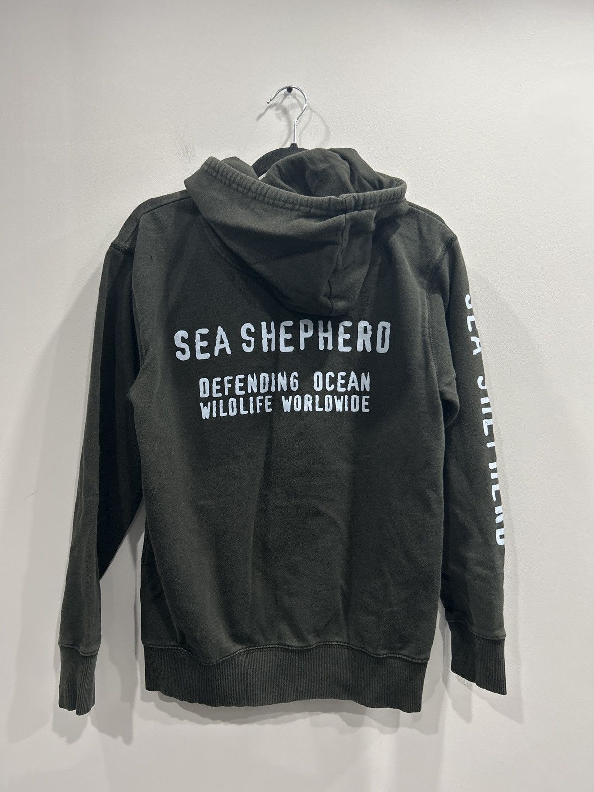 Vintage Vintage Sea Shepherd Hoodie Zip Up Size US S / EU 44-46 / 1 - 2 Thumbnail