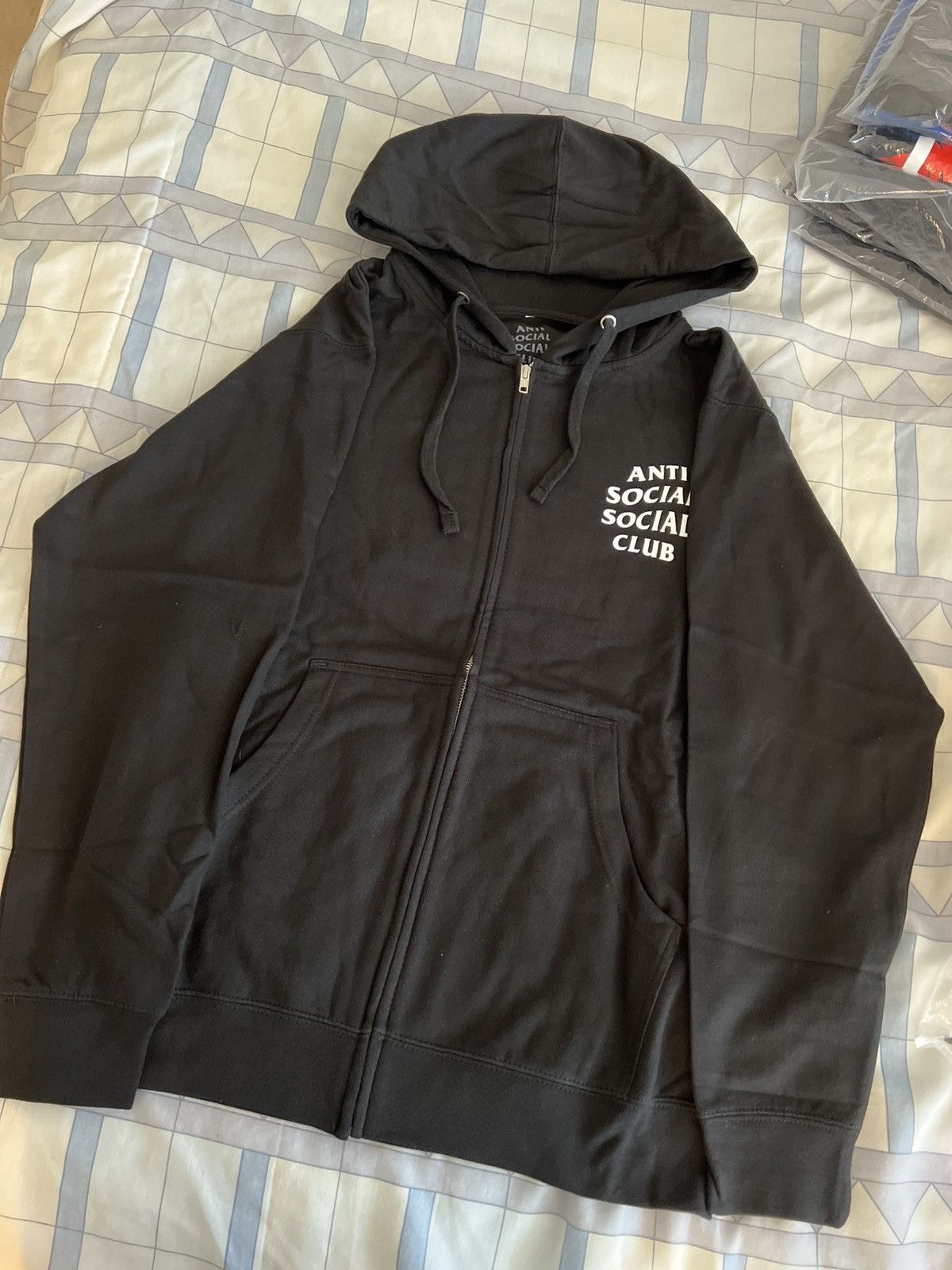 Anti Social Social Club ANTI SOCIAL SOCIAL CLUB KKOCH ZIP UP HOODIE Grailed