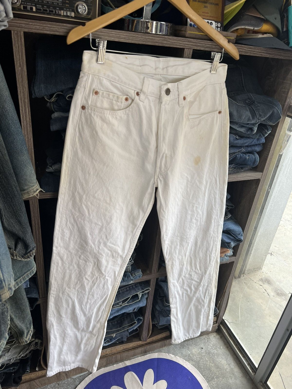 Levi's Vintage Clothing 🔥Vintage Levis 501 Button 520 Denim Size US 31 - 7 Thumbnail