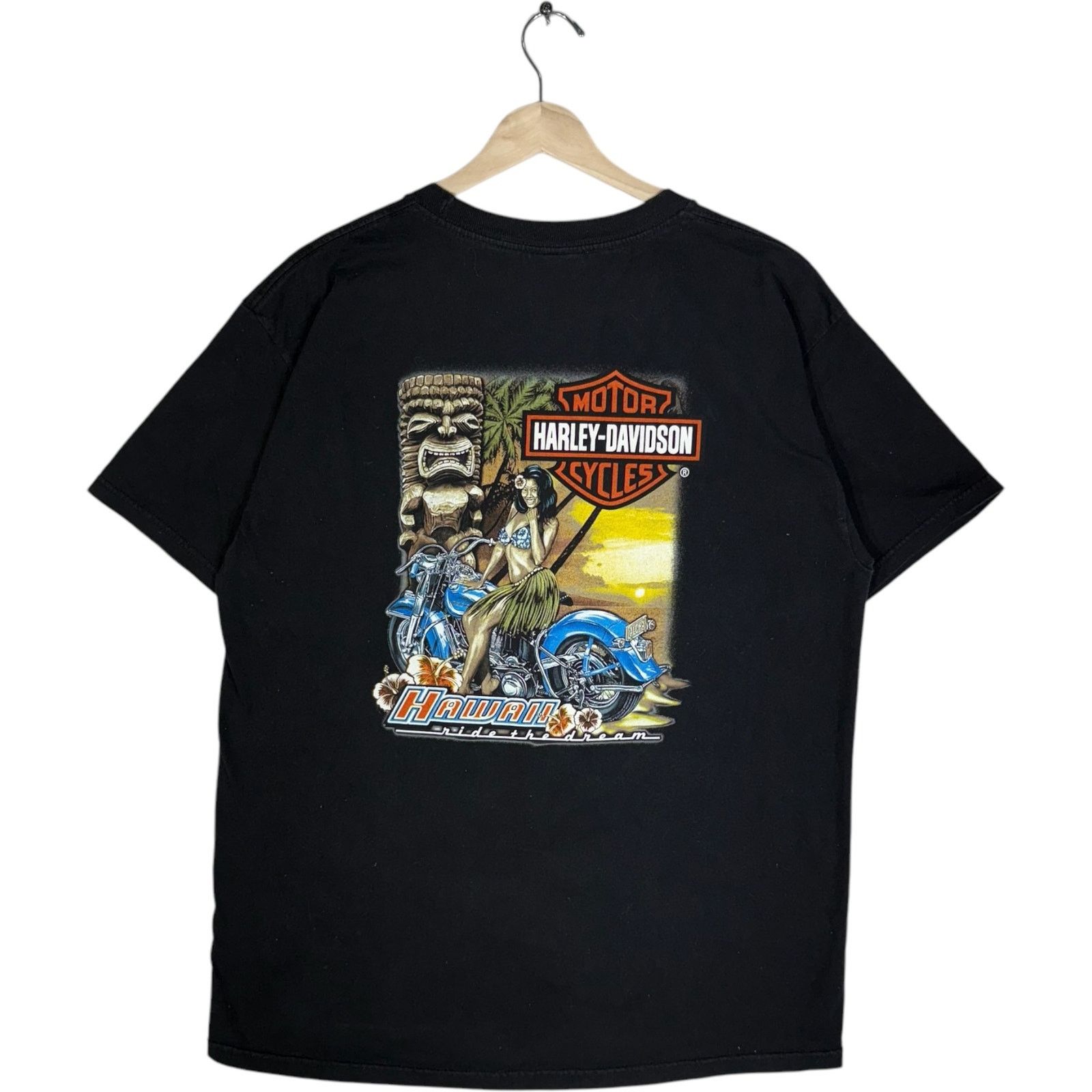 Harley Davidson Vintage Harley Davidson Hawaii Pinup Tee Large Size US L / EU 52-54 / 3 - 5 Thumbnail