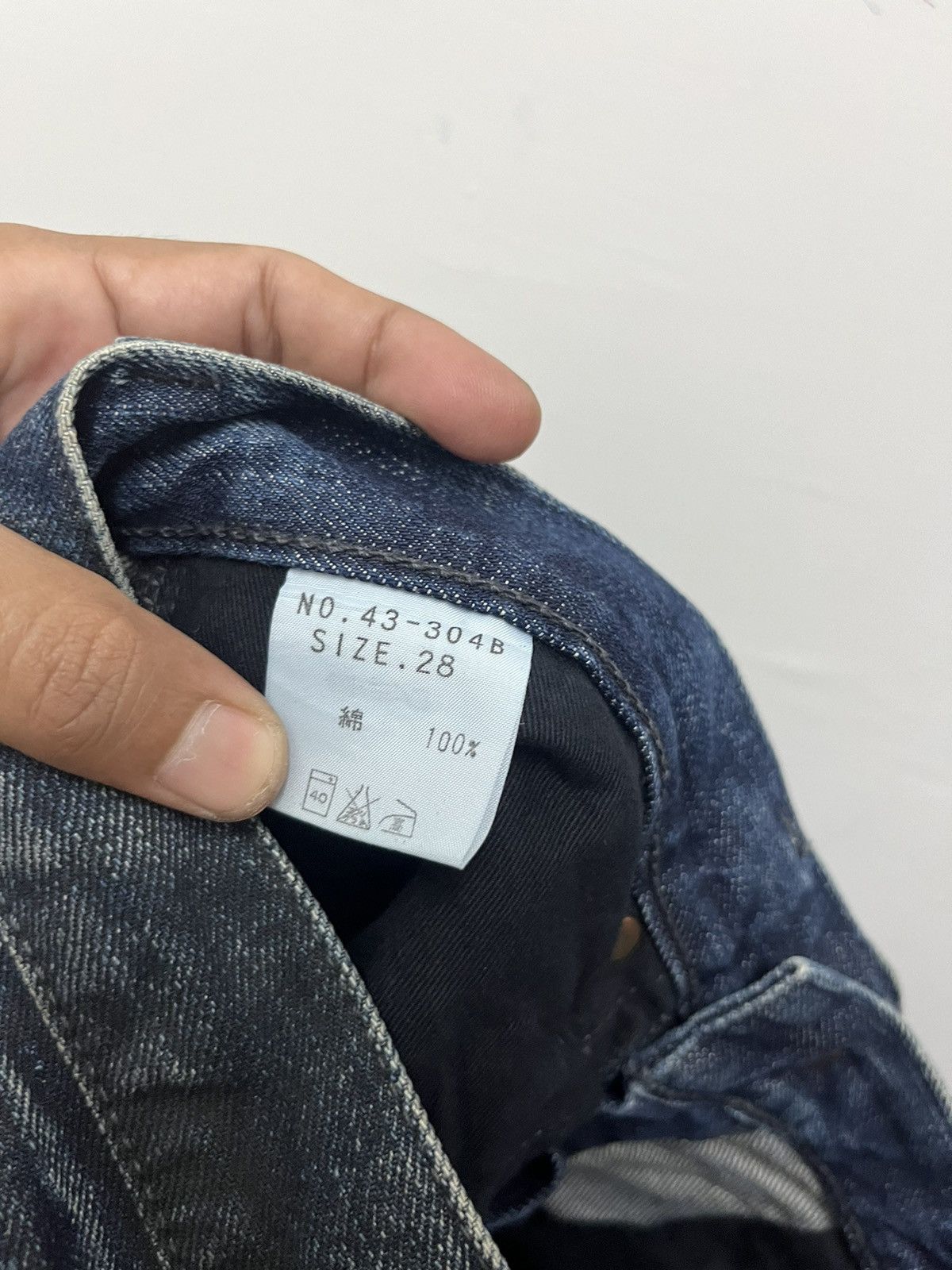 Indigo Vintage Spellbound Japan Low Rise Indigo Denim Size US 30 / EU 46 - 11 Thumbnail
