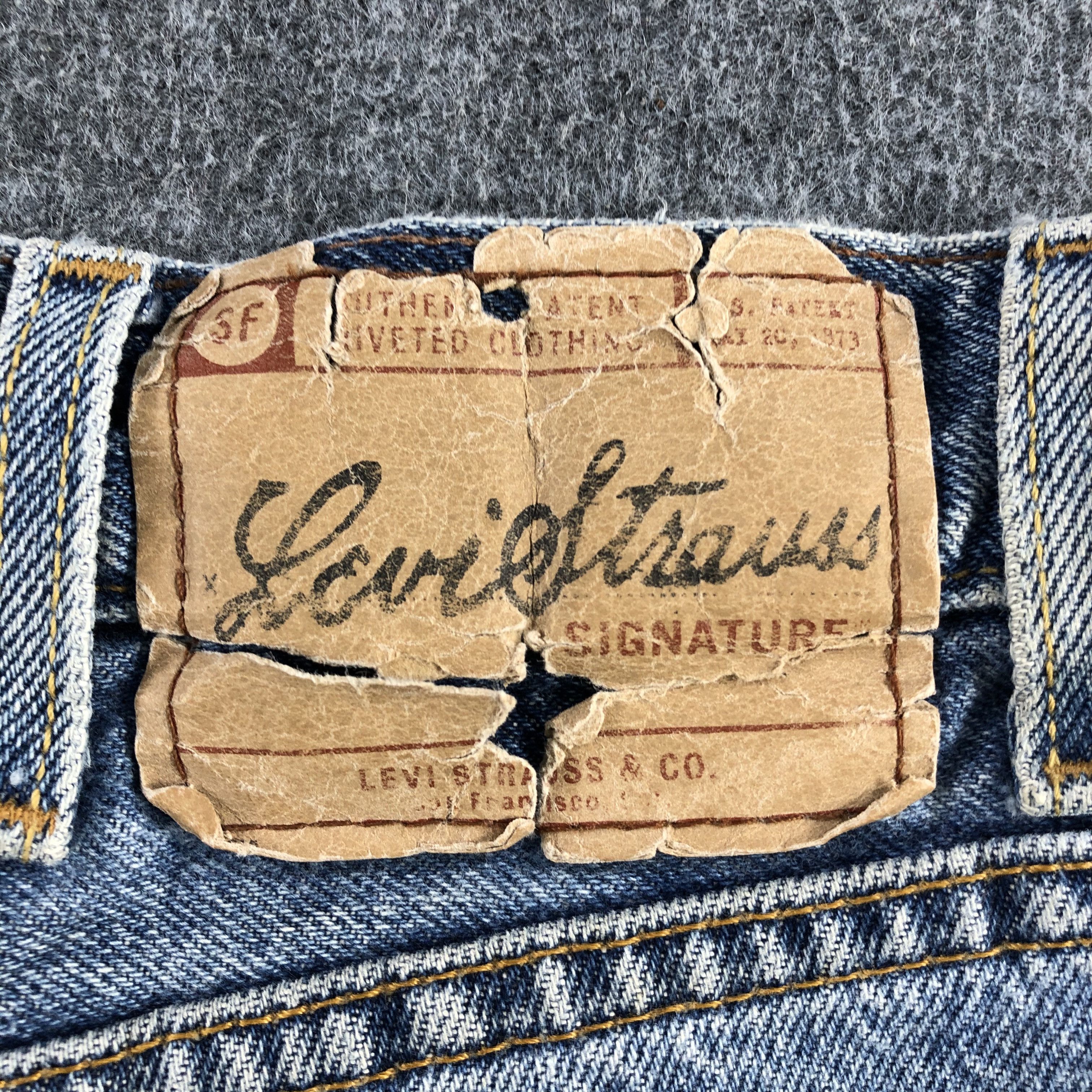 Levi's Vintage Blue Wash Levis Jeans-J2289 Size US 35 - 5 Thumbnail