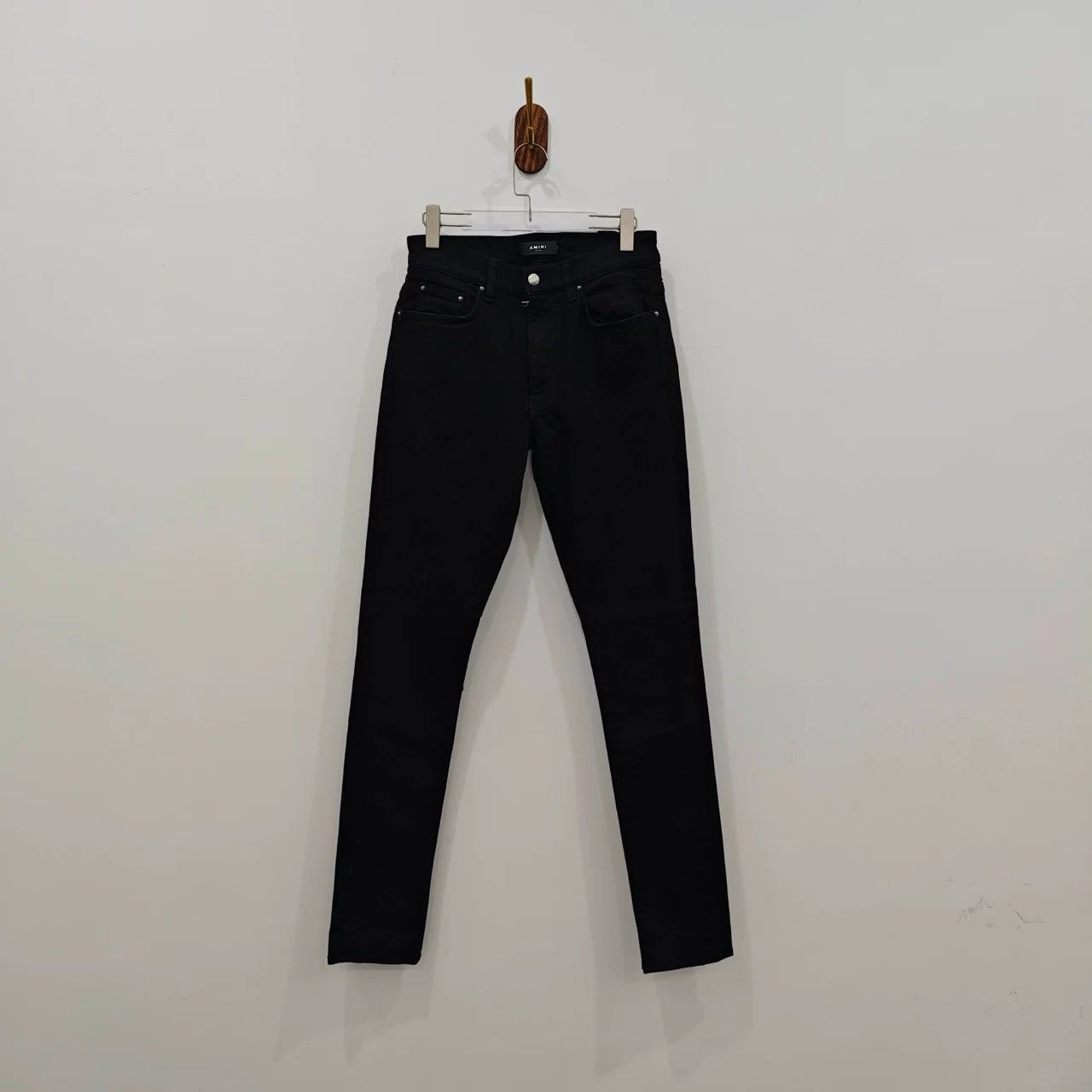 Amiri amiri black denim pants in size 32 Size US 32 / EU 48 - 1 Thumbnail