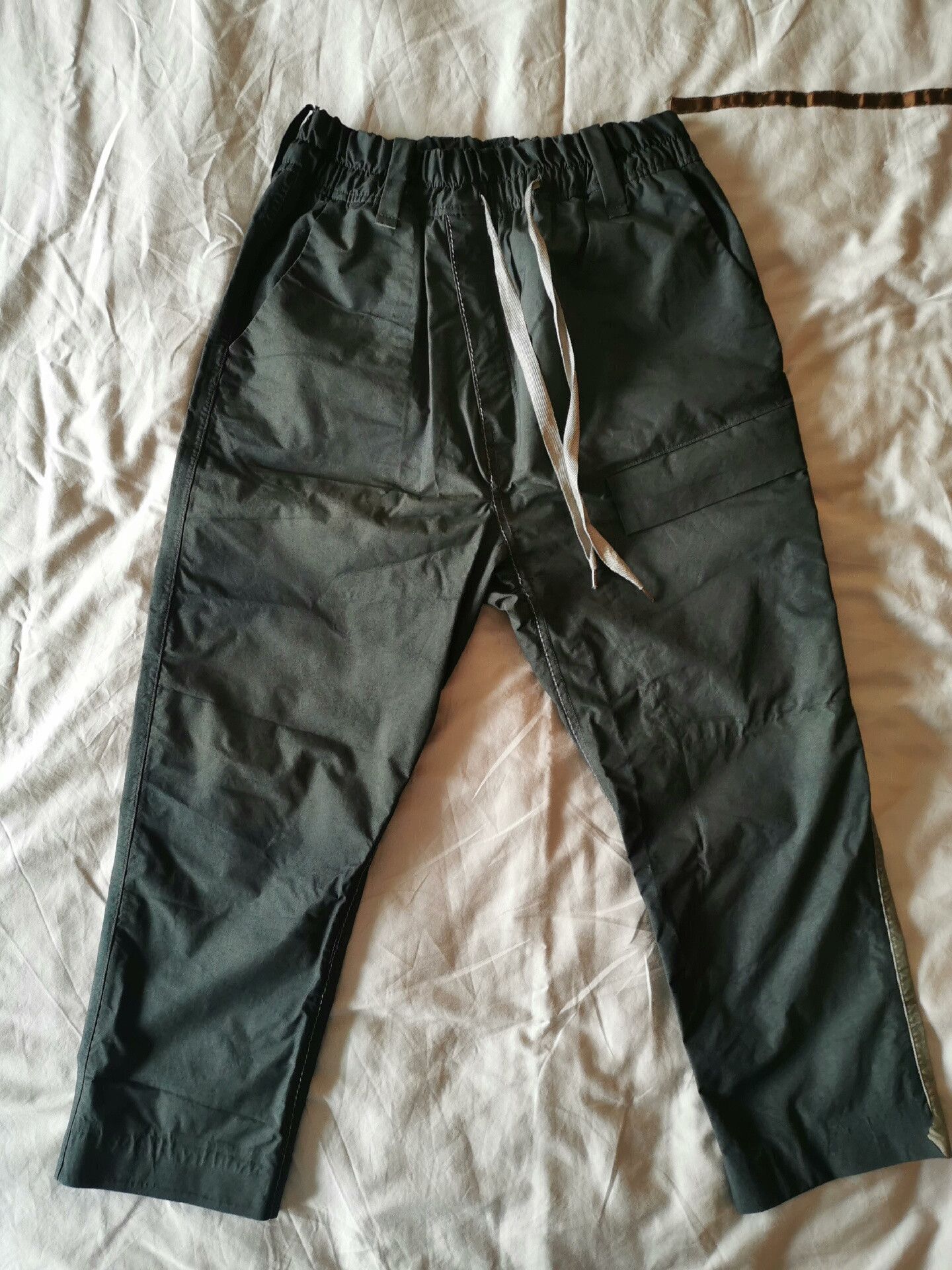 Taichi Murakami Taichi Murakami Black Tapered Pants Size US 28 / EU 44 - 1 Thumbnail