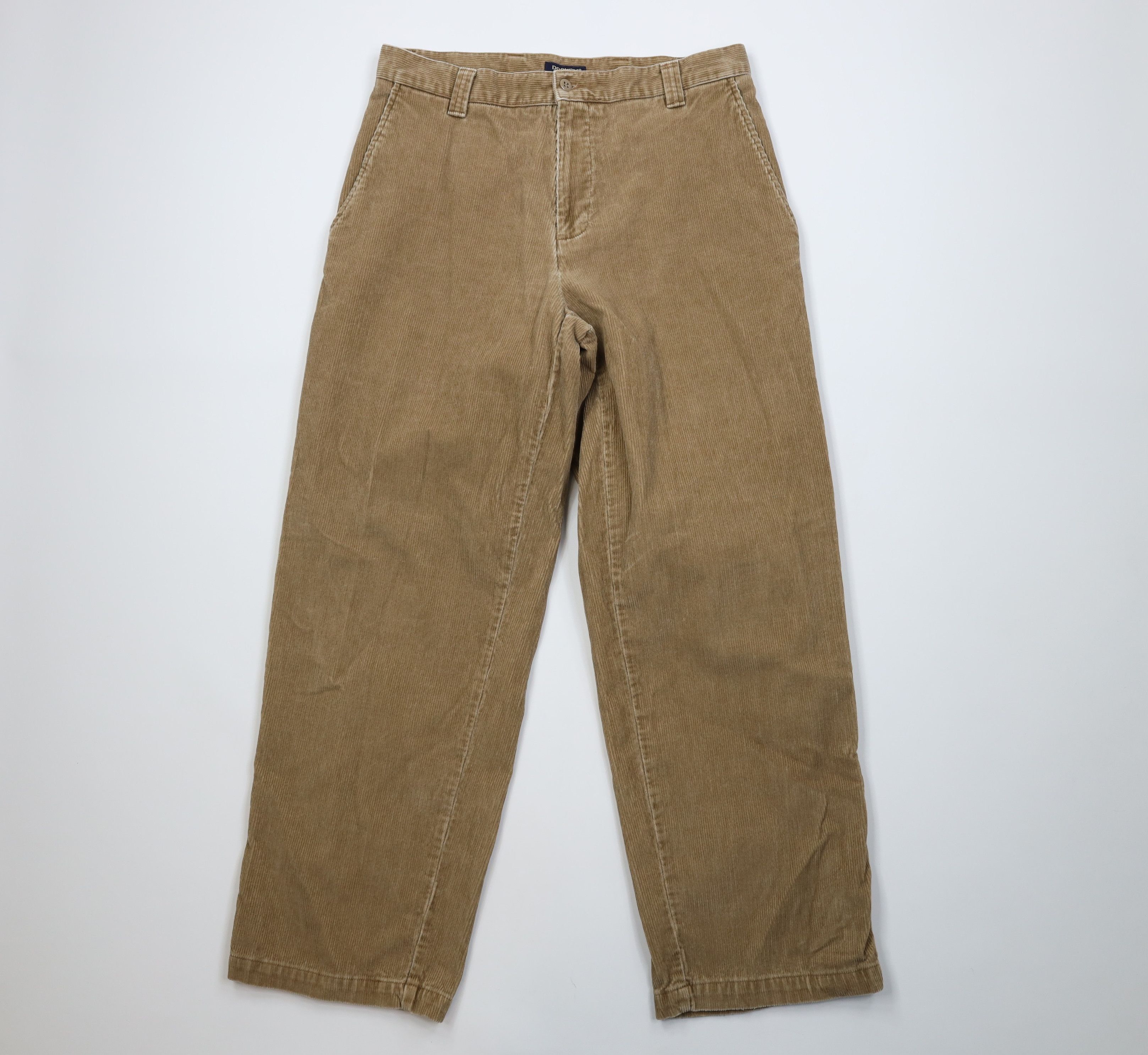 Vintage Vintage 90s Y2K Streetwear Wide Leg Corduroy Chino Pants Size US 34 / EU 50 - 1 Thumbnail