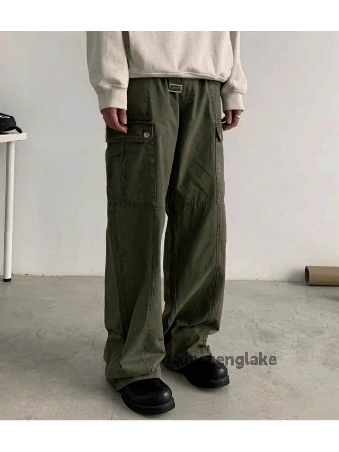 Designer × Japanese Brand × Vintage utility military outdoor loose baggy cargo pants Size US 32 / EU 48 - 3 Thumbnail
