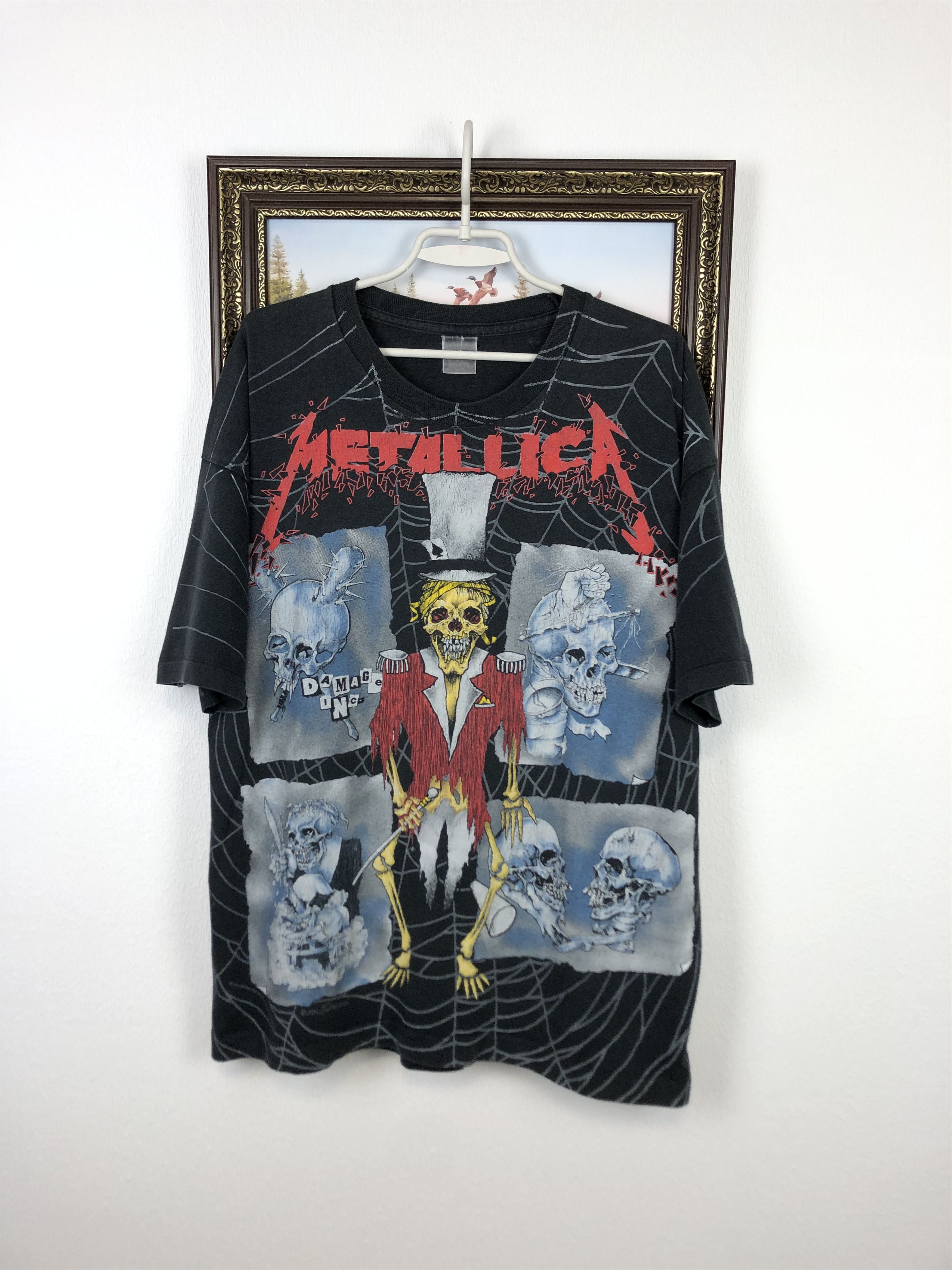 Vintage Vintage 1992 Metallica Ringmaster Pushead Shirt Tee Hype Size US L / EU 52-54 / 3 - 1 Thumbnail