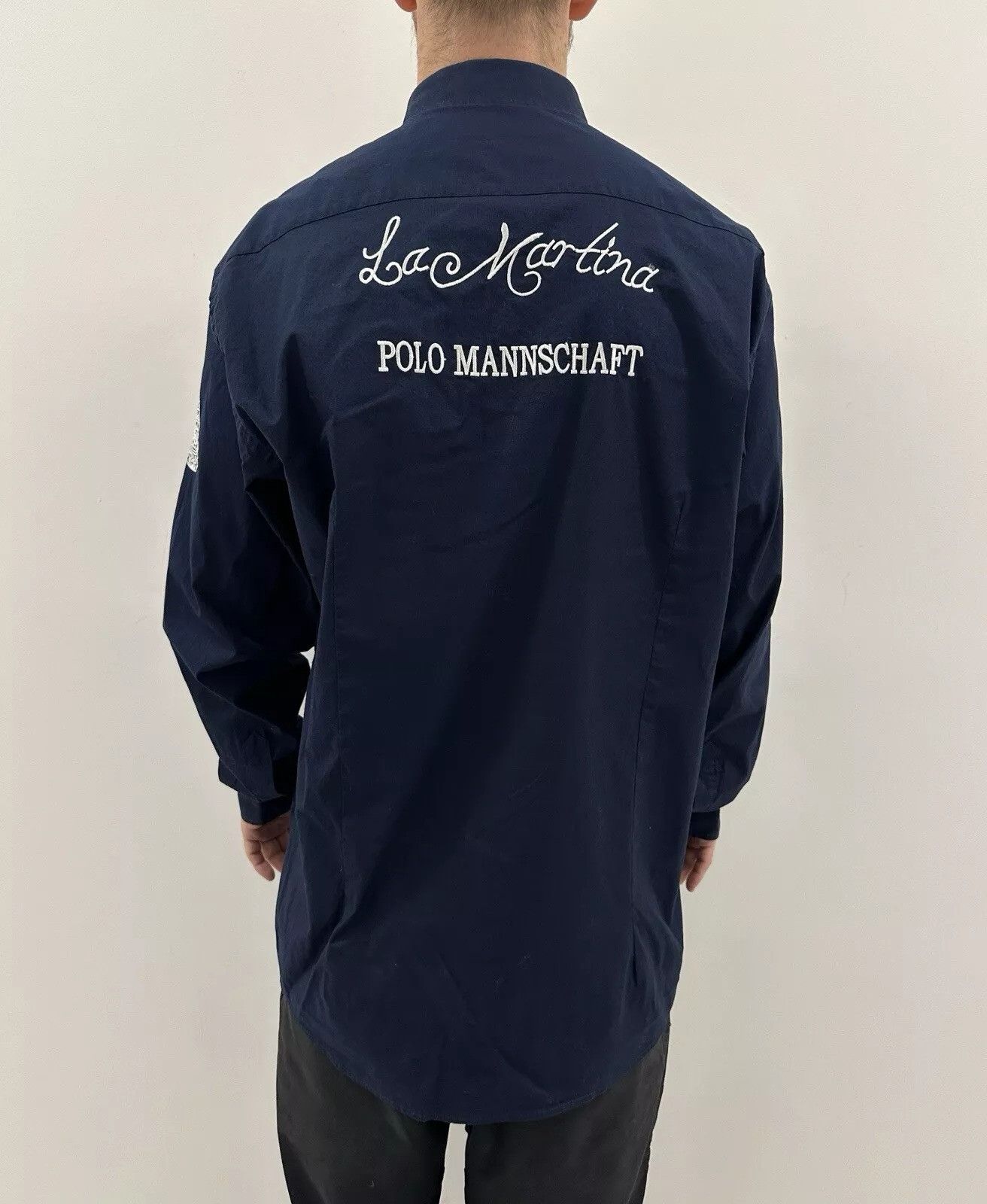 La Martina La Martina x Porsche Mens Shirt Navy Blue size XXXL Size US XXL / EU 58 / 5 - 4 Thumbnail