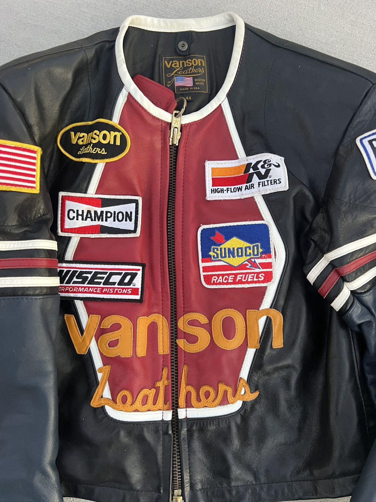 Vanson Leathers Vanson Single Riders Jacket One Star #12 Leather Jacket 44 Size US S / EU 44-46 / 1 - 3 Thumbnail