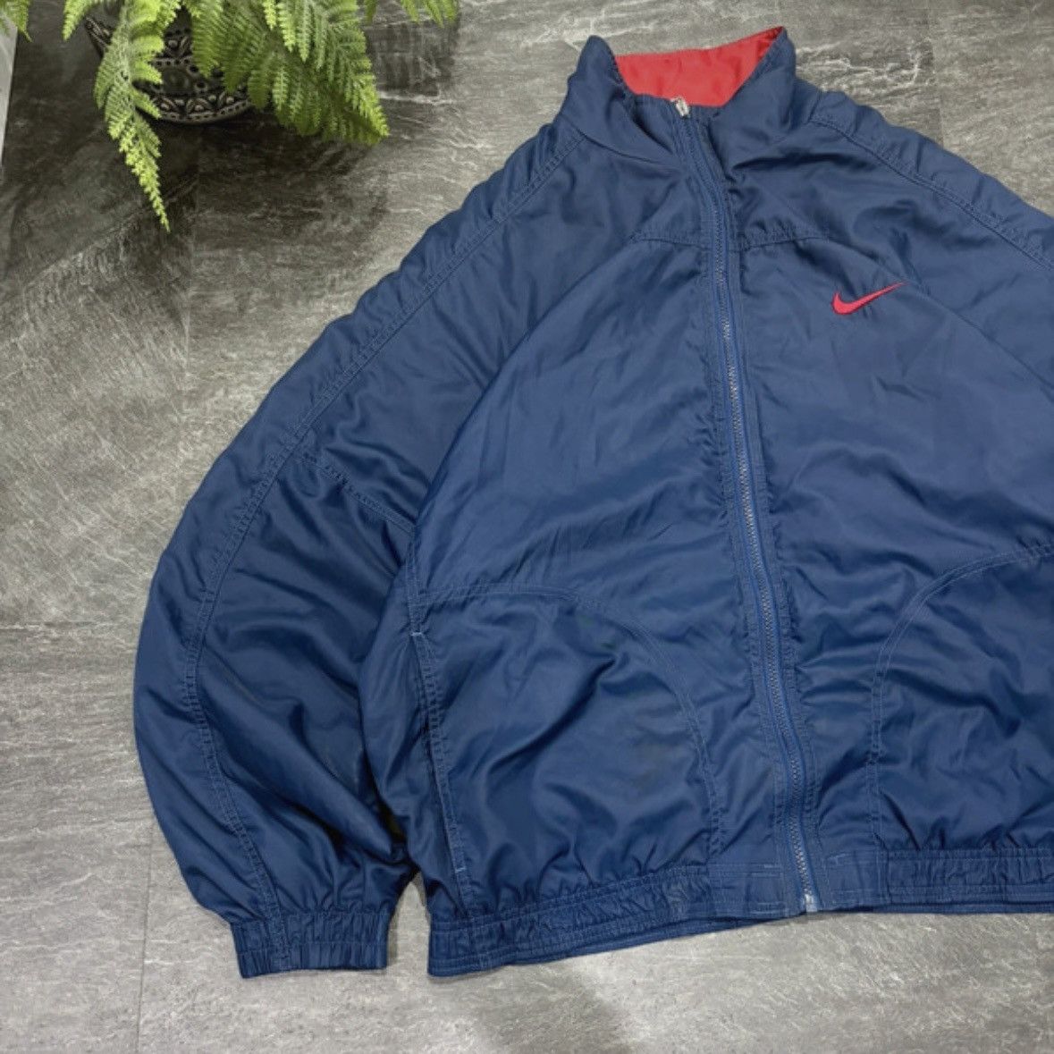 Nike 90s Nike Vintage Big Swoosh Logo Back Oversized Track Jacket Size US M / EU 48-50 / 2 - 5 Thumbnail