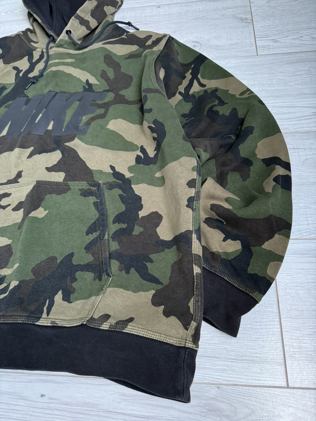 Nike × Vintage Vintage Nike camouflage Hoodie Size US XL / EU 56 / 4 - 2 Thumbnail