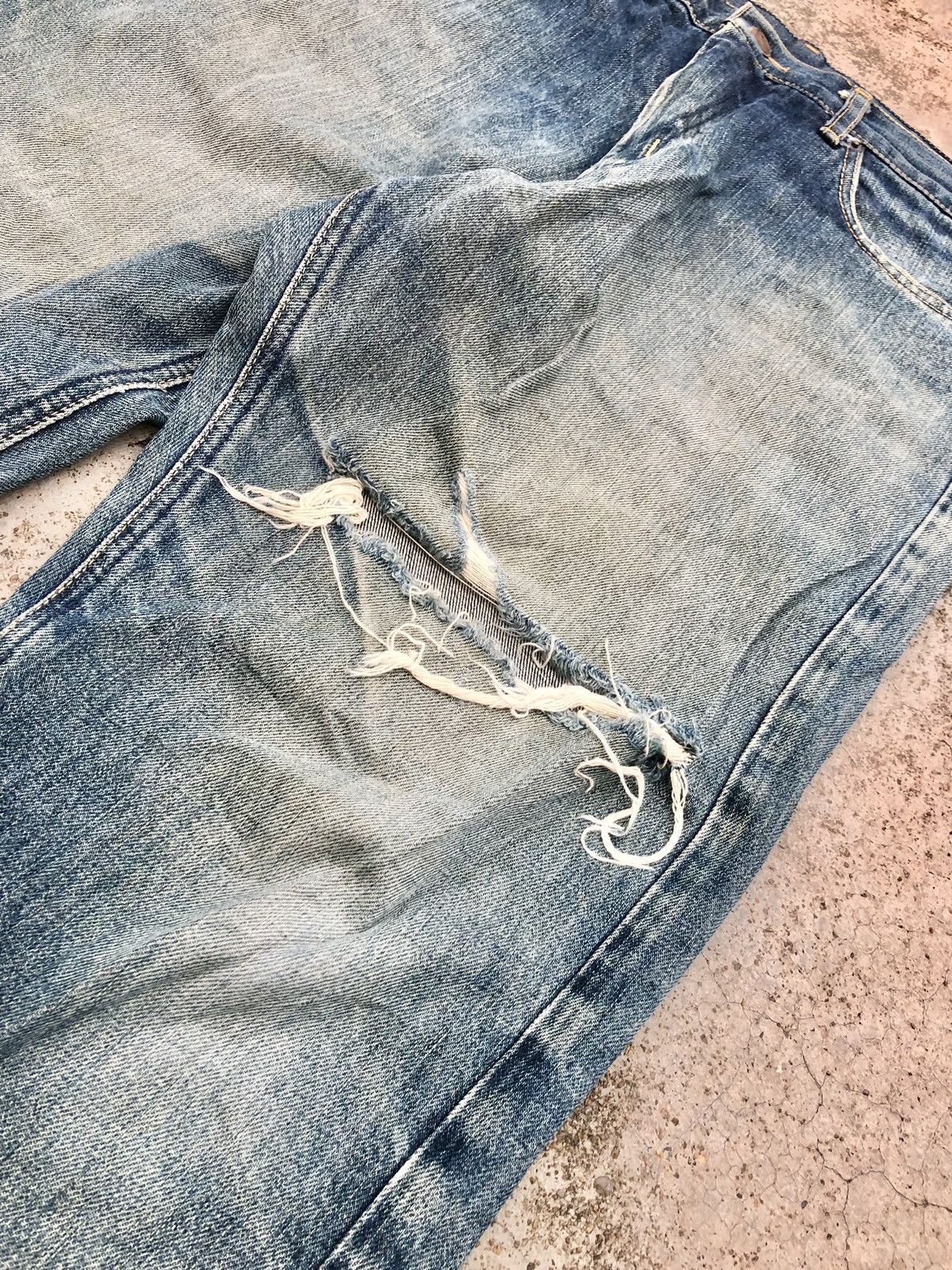 Japanese Brand × Silas VINTAGE SILAS DISTRESSED DENIM Size US 34 / EU 50 - 6 Thumbnail