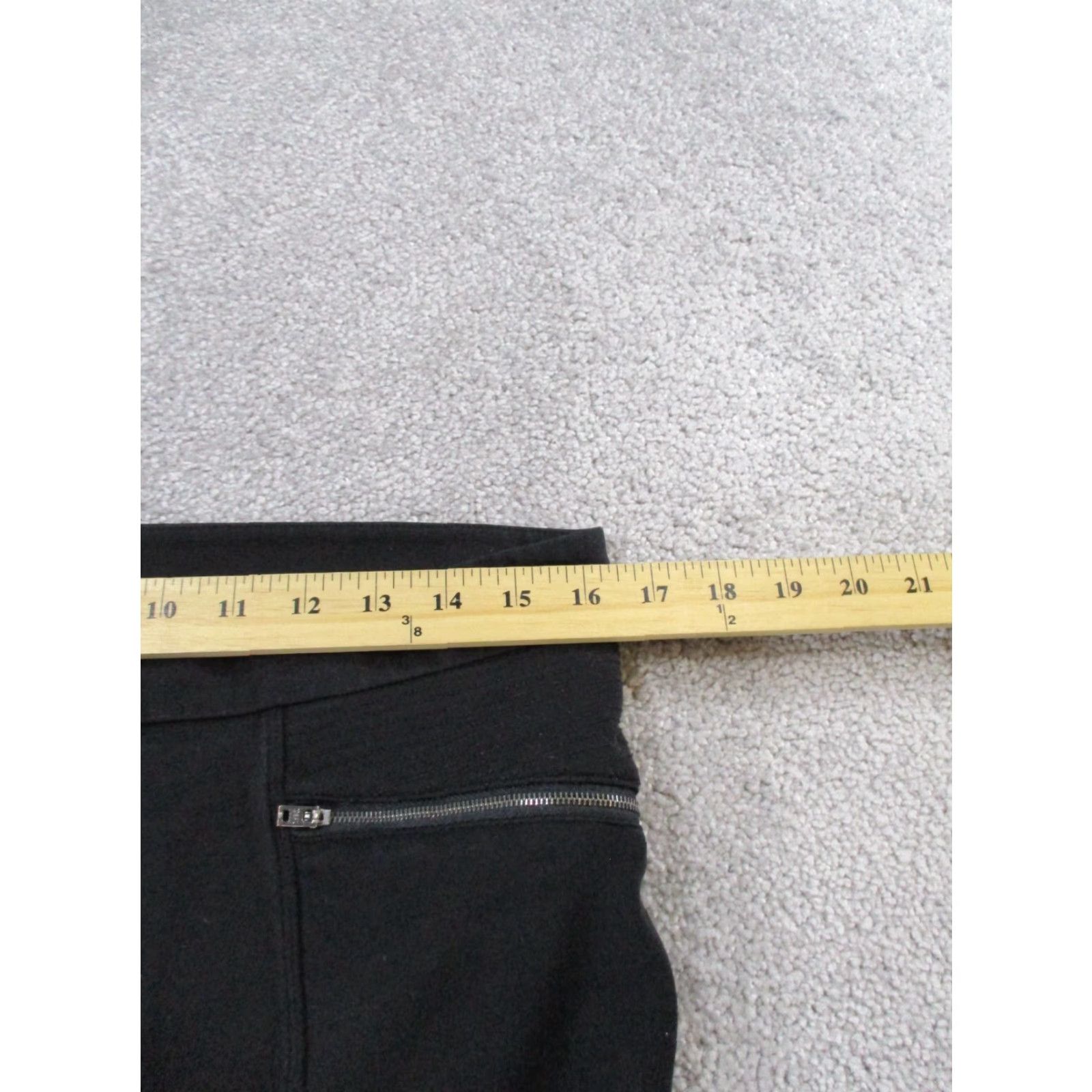 Athleta Athleta Ponte Moto 2.0 Pants Womens 12 Black Stretch Skinny Jegging Slim Fit Skinny Size 34" / US 12 / IT 48 - 7 Thumbnail