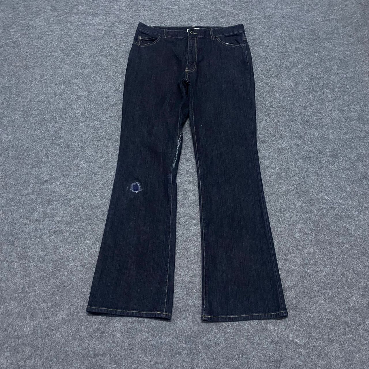 If Six Was Nine 💥Flare💥Sagress Distressed Denim Jeans Size US 31 - 1 Thumbnail