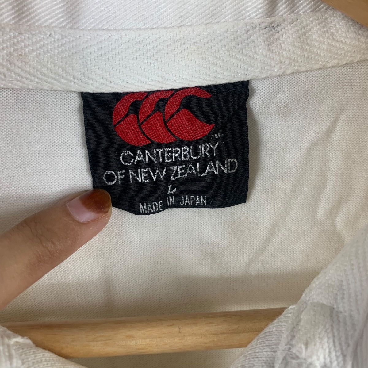 Canterbury of New Zealand Vintage CANTERBURY NEW ZEALAND Steinlager Rugby Tee Shirt Size US L / EU 52-54 / 3 - 5 Thumbnail