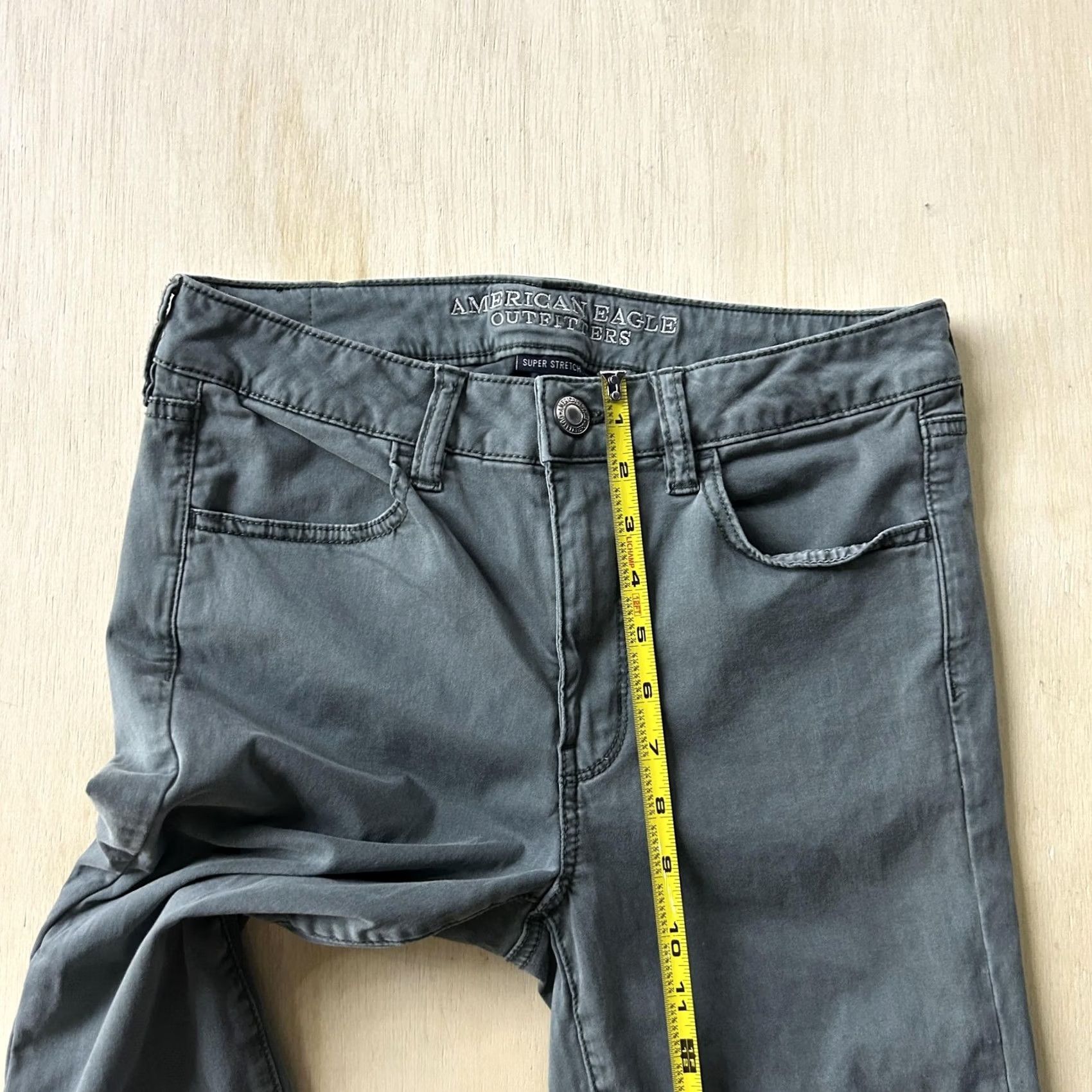 American Eagle Outfitters American Eagle Outfitters Womens 8 Short Gray High Rise Jegging Jeans Stretch Size 30" / US 8 / IT 44 - 7 Thumbnail