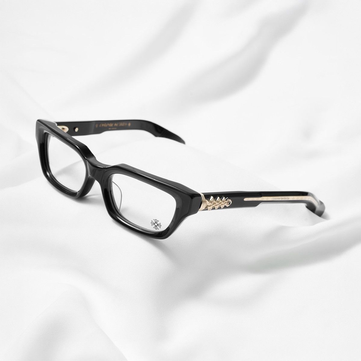 Chrome Hearts CHROME HEARTS ASSTRAORDINAIRE - A BLACK - 18K GOLD PLATED GLASSES Size ONE SIZE - 1 Thumbnail