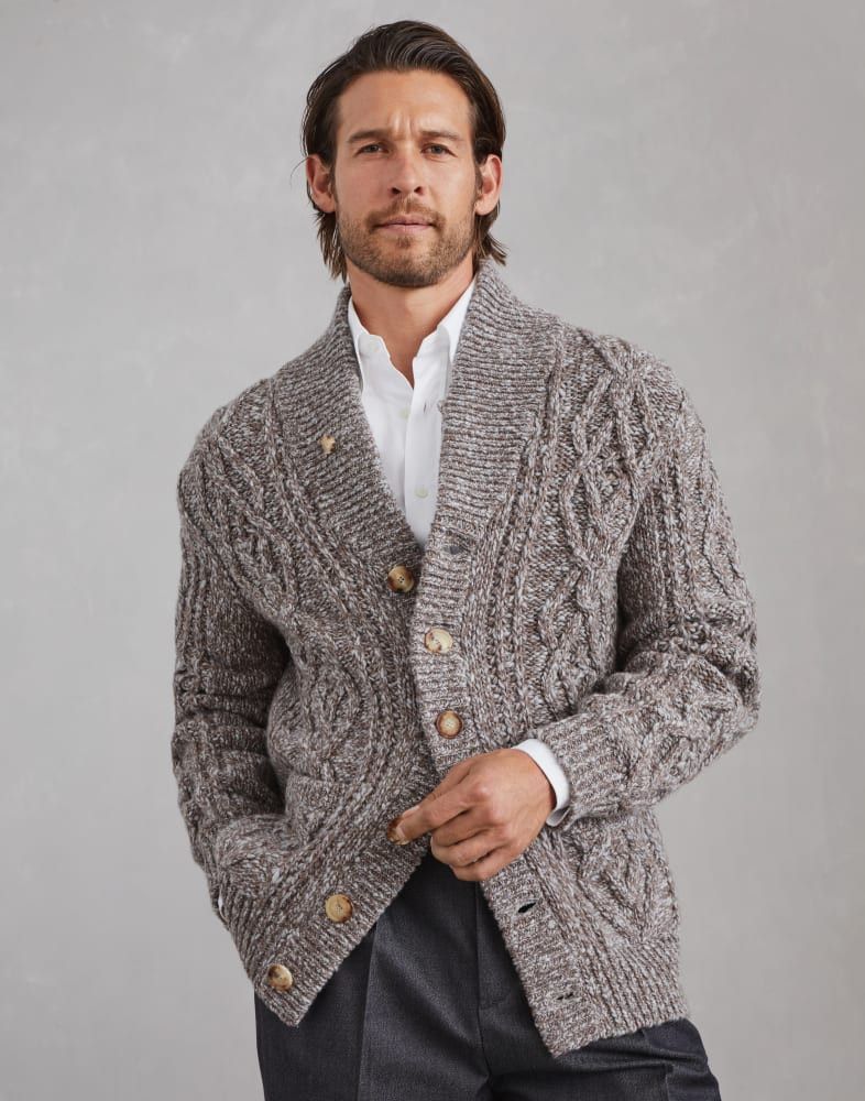 Brunello Cucinelli o1w1db10825 Cardigan in Brown Size US S / EU 44-46 / 1 - 1 Thumbnail