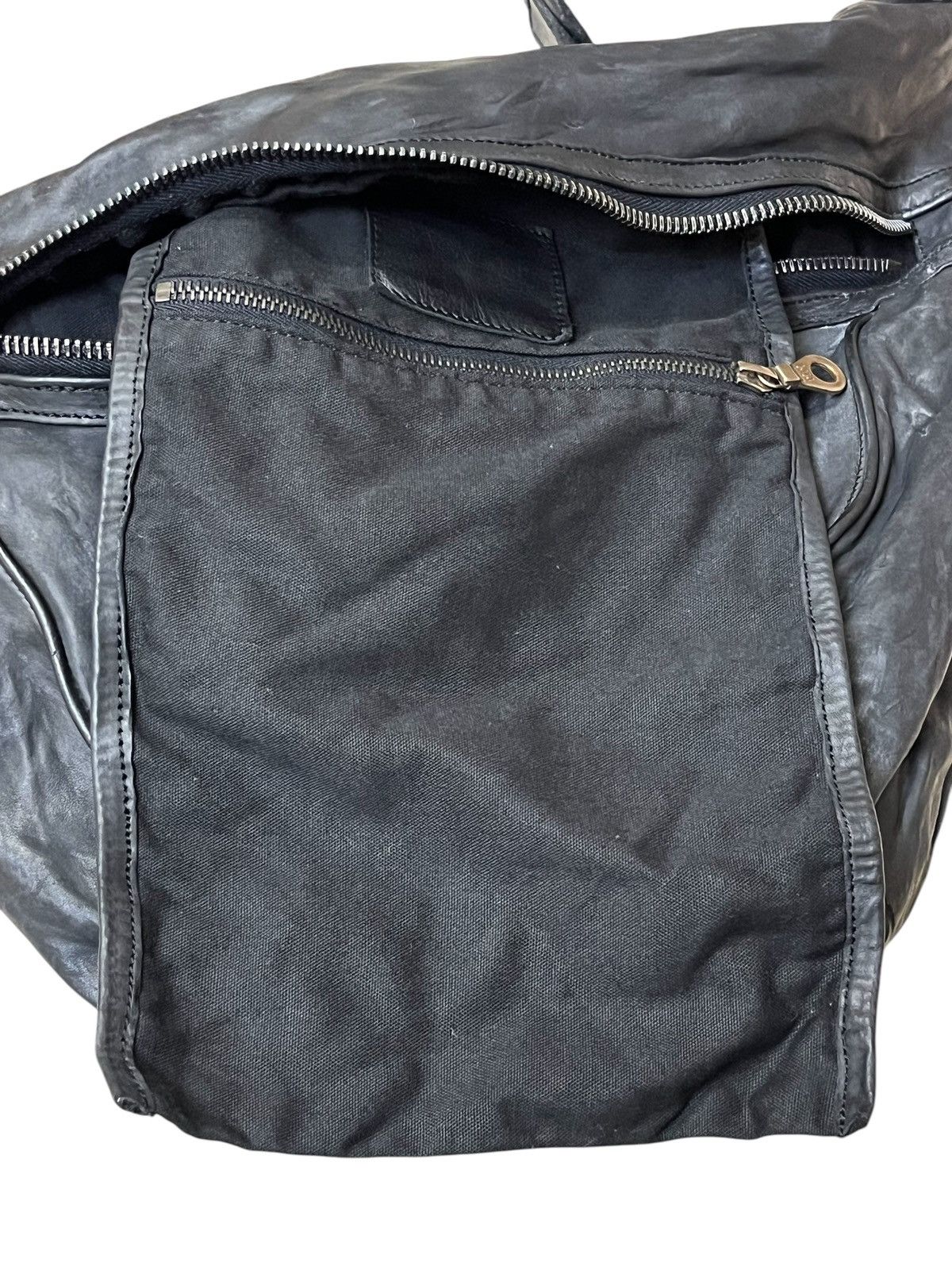 Isamu Katayama Backlash ISAMU KATAYAMA BACKLASH BLACK LEATHER COWHIDE SHOULDER BAG Size ONE SIZE - 6 Thumbnail