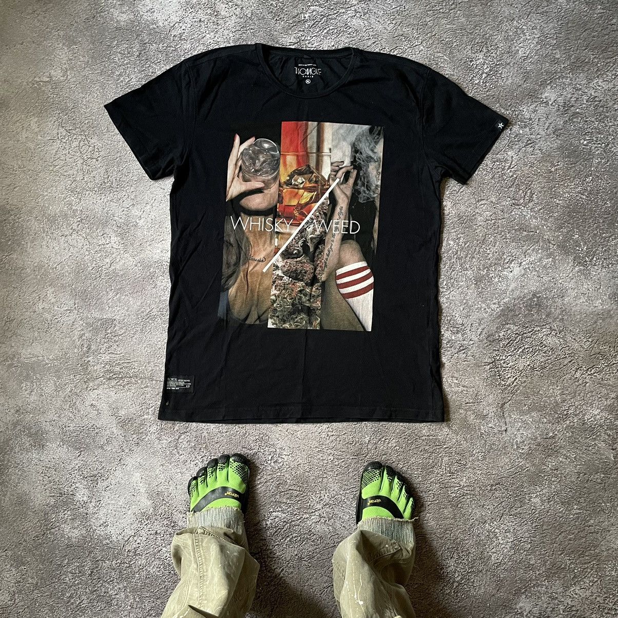 Vintage Vintage Y2K Sun Faded Graphic Tee Streetwear Grunge Baggy XL Size US XL / EU 56 / 4 - 1 Thumbnail