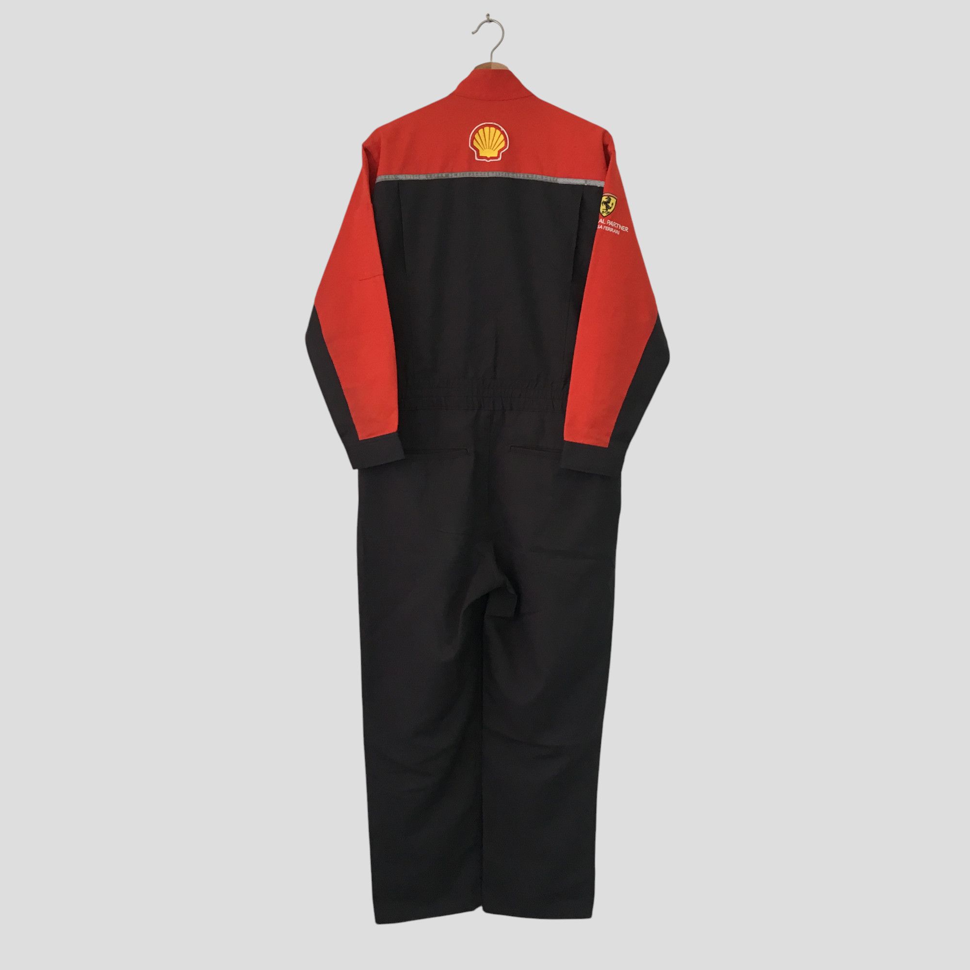 Ferrari × Vintage Vintage Shell Uniform Coveralls Ferrari Racing Motor Oils Size US M / EU 48-50 / 2 - 2 Thumbnail