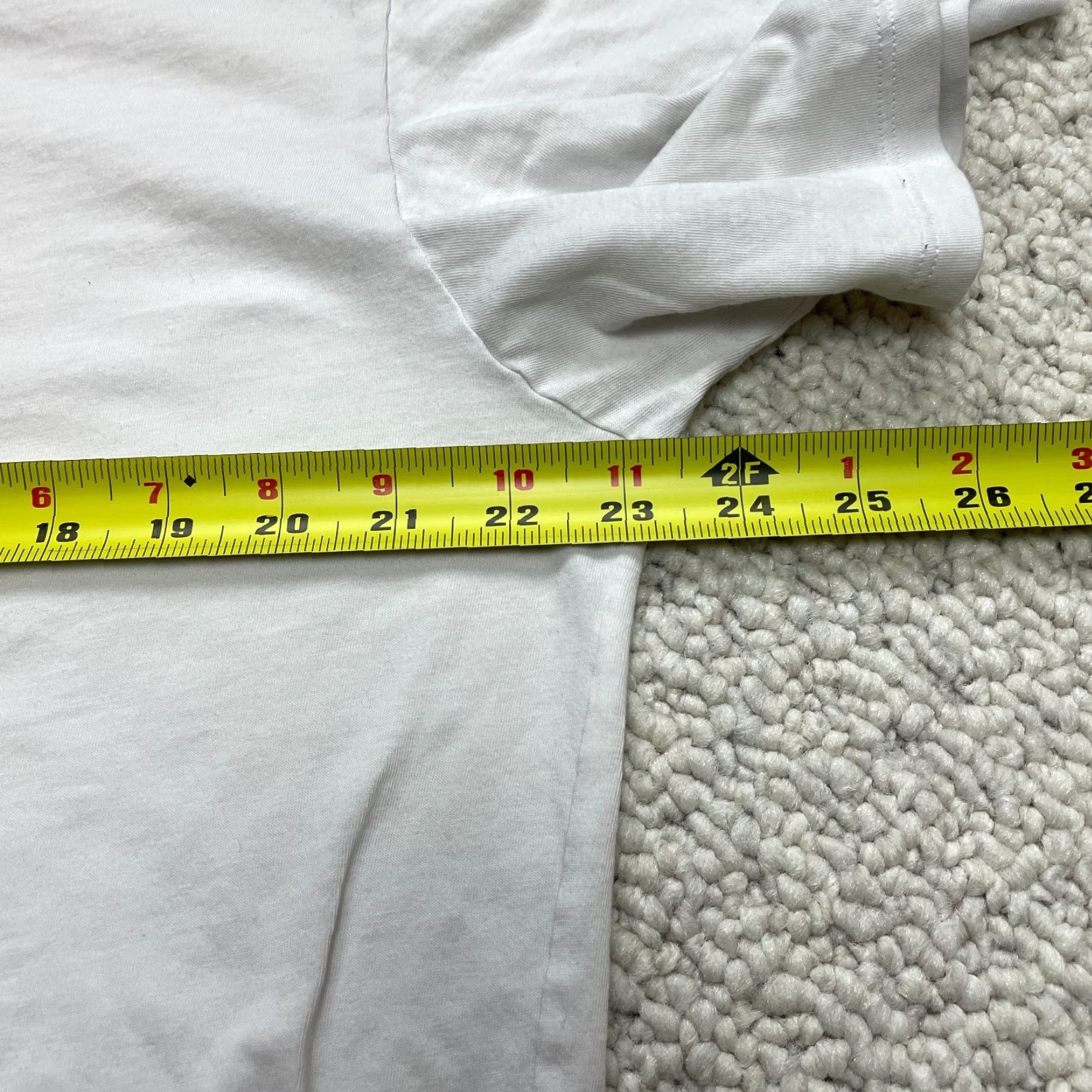 Jockey Jockey Shirt Mens XL White Short Sleeve Crew Neck Cotton Jersey Solid Casual Everyday T-Shirt Size US XL / EU 56 / 4 - 6 Thumbnail