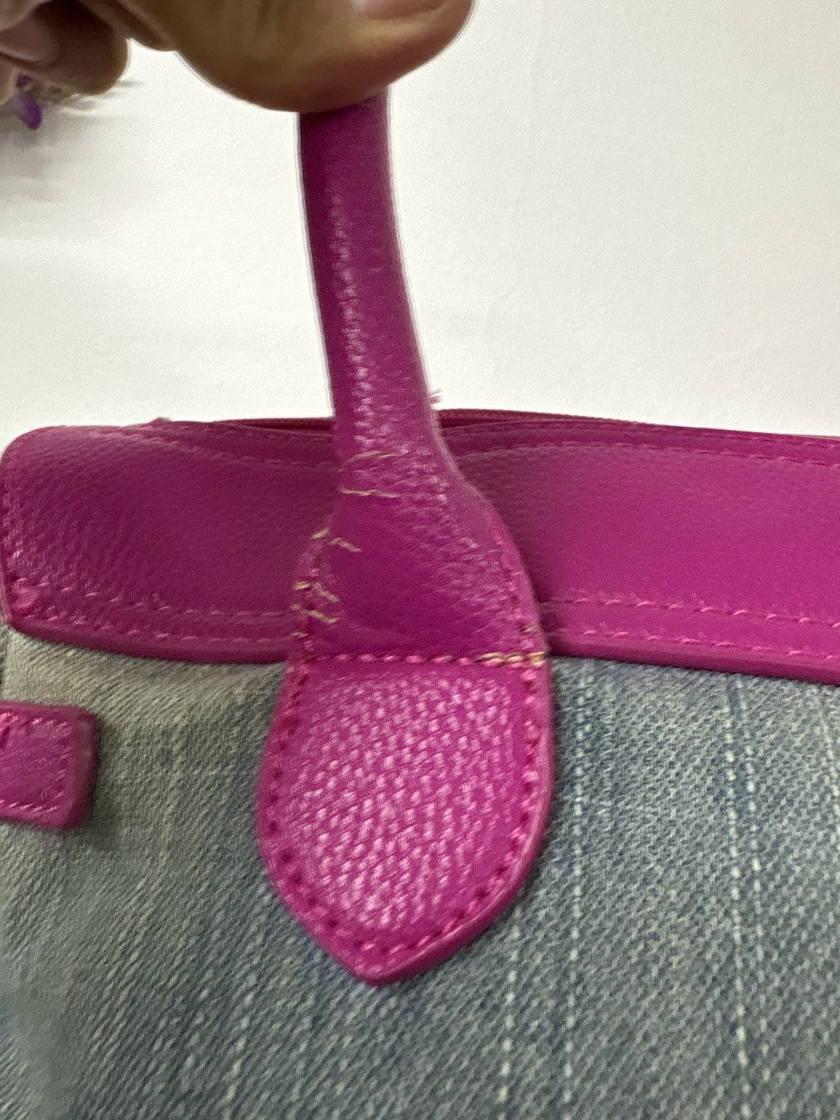 Handmade Levi’s Inspired Birkin bag Custom Made Barbie Style Size ONE SIZE - 10 Thumbnail