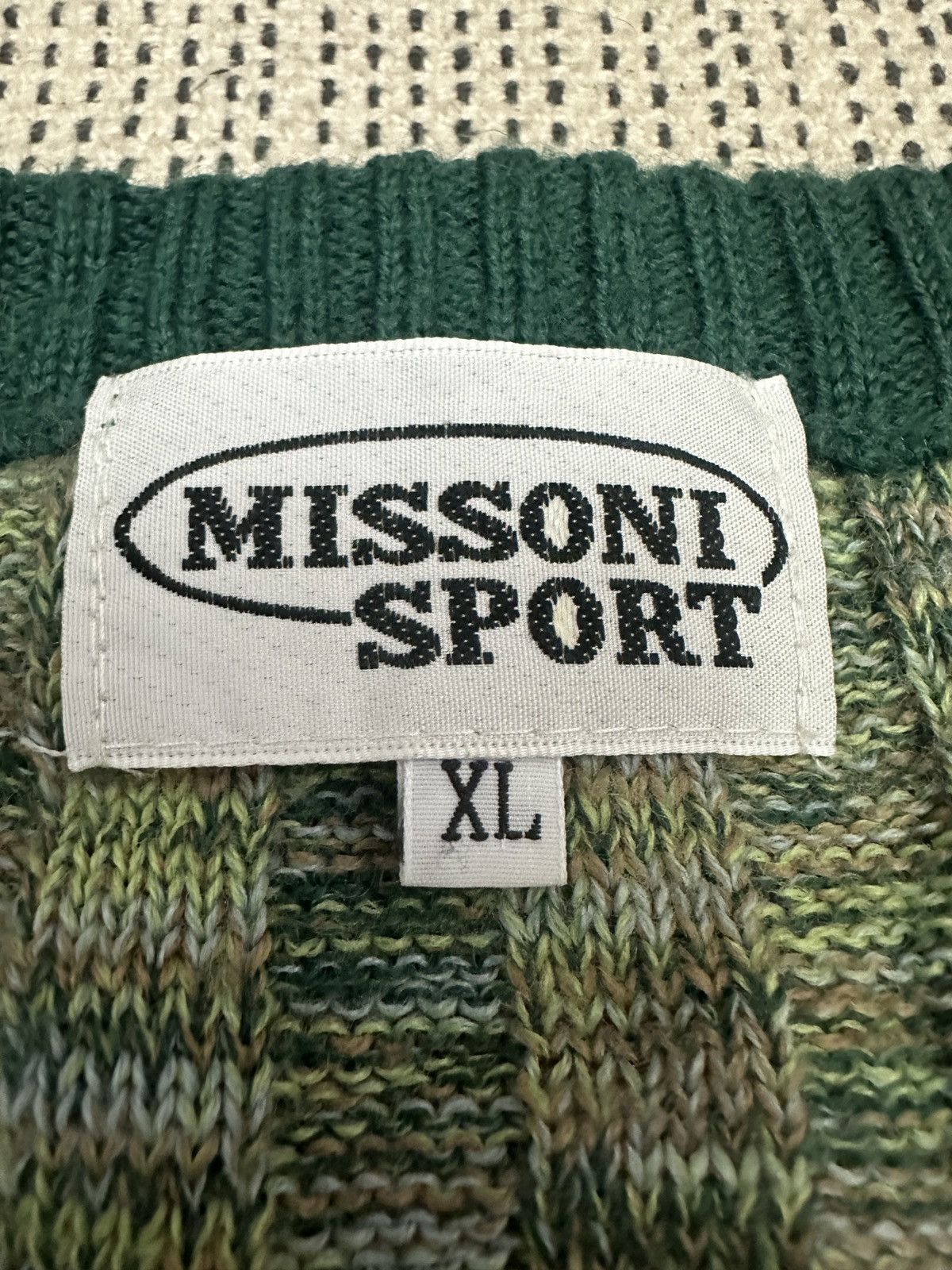 Missoni × Vintage Vintage Missoni 90s Zipped Retro Sweater Jumper Size US XL / EU 56 / 4 - 5 Thumbnail