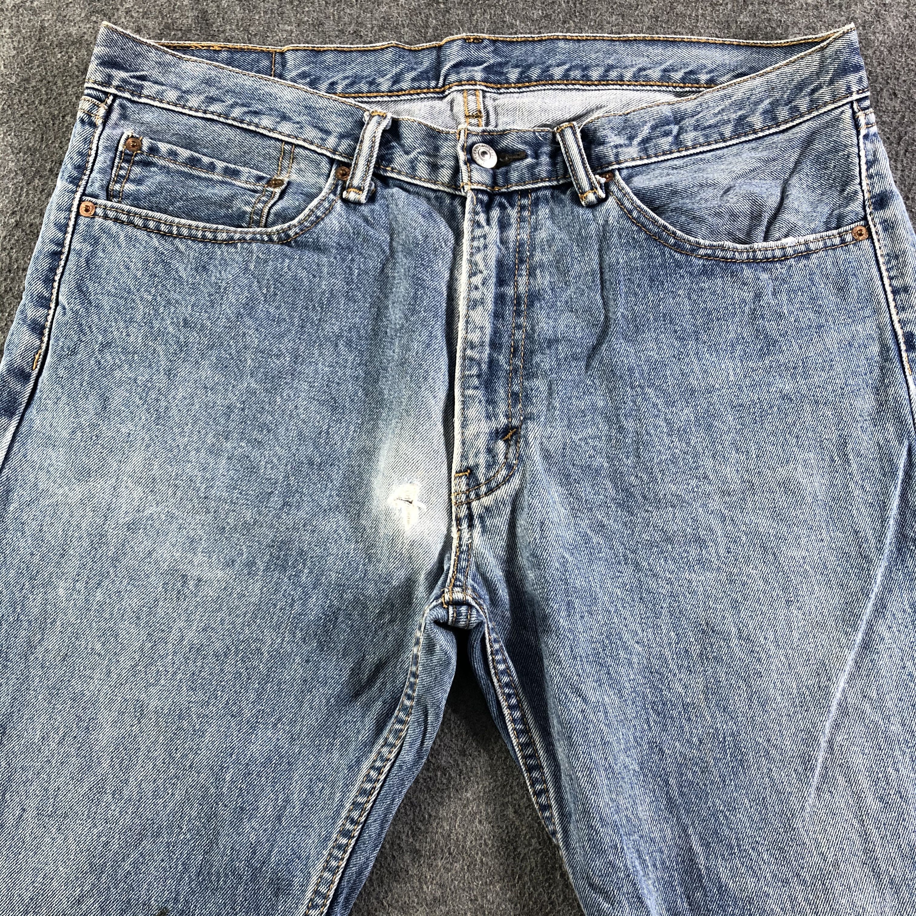 Levi's Vintage Blue Wash Levis 505 Jeans-J3168 Size US 38 / EU 54 - 3 Thumbnail