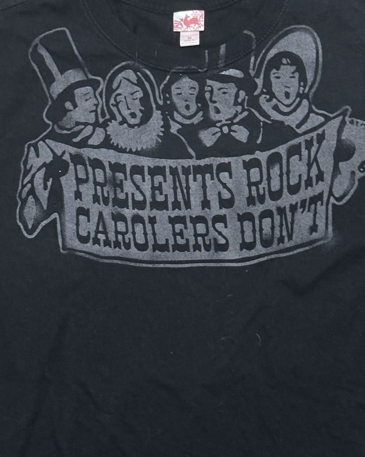 Vintage Christmas: Presents Rock Carolers Don't Funny Xmas Carols Size US M / EU 48-50 / 2 - 2 Thumbnail