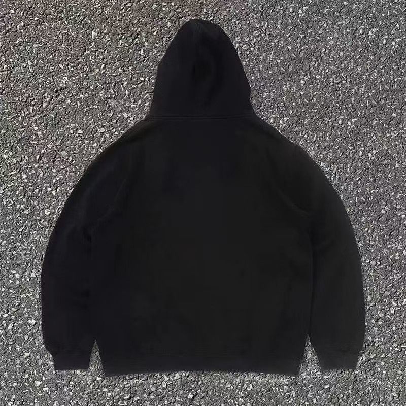 Japanese Brand × Jean Black casual retro McDonald's print loose hoodie Size US L / EU 52-54 / 3 - 2 Thumbnail