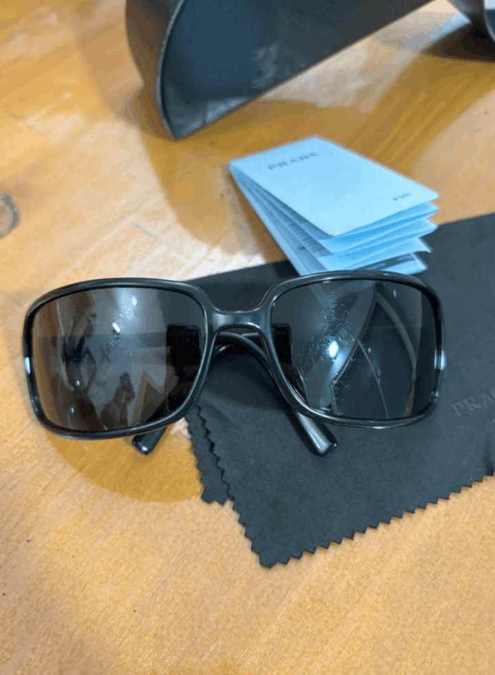 Prada PRADA Sunglasses Wrap Shield Mask Symbole Sport Red Tab Size ONE SIZE - 3 Thumbnail