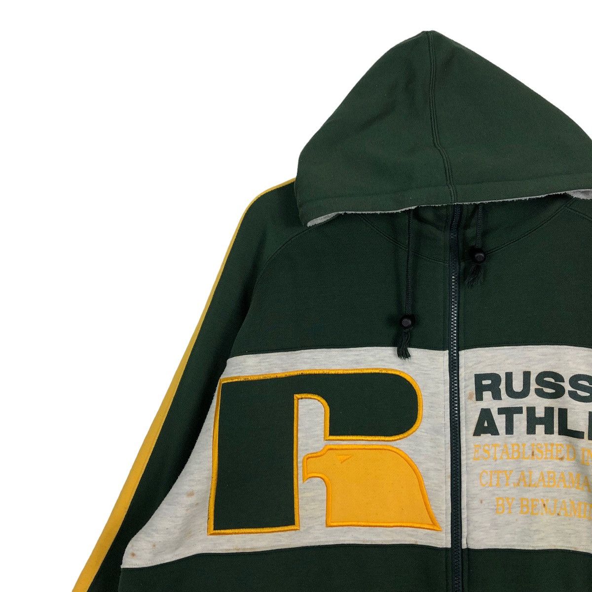Japanese Brand 🔥90’s Rare Vintage Russell Athletic Hoodie Jacket Big Logo Size US L / EU 52-54 / 3 - 7 Thumbnail