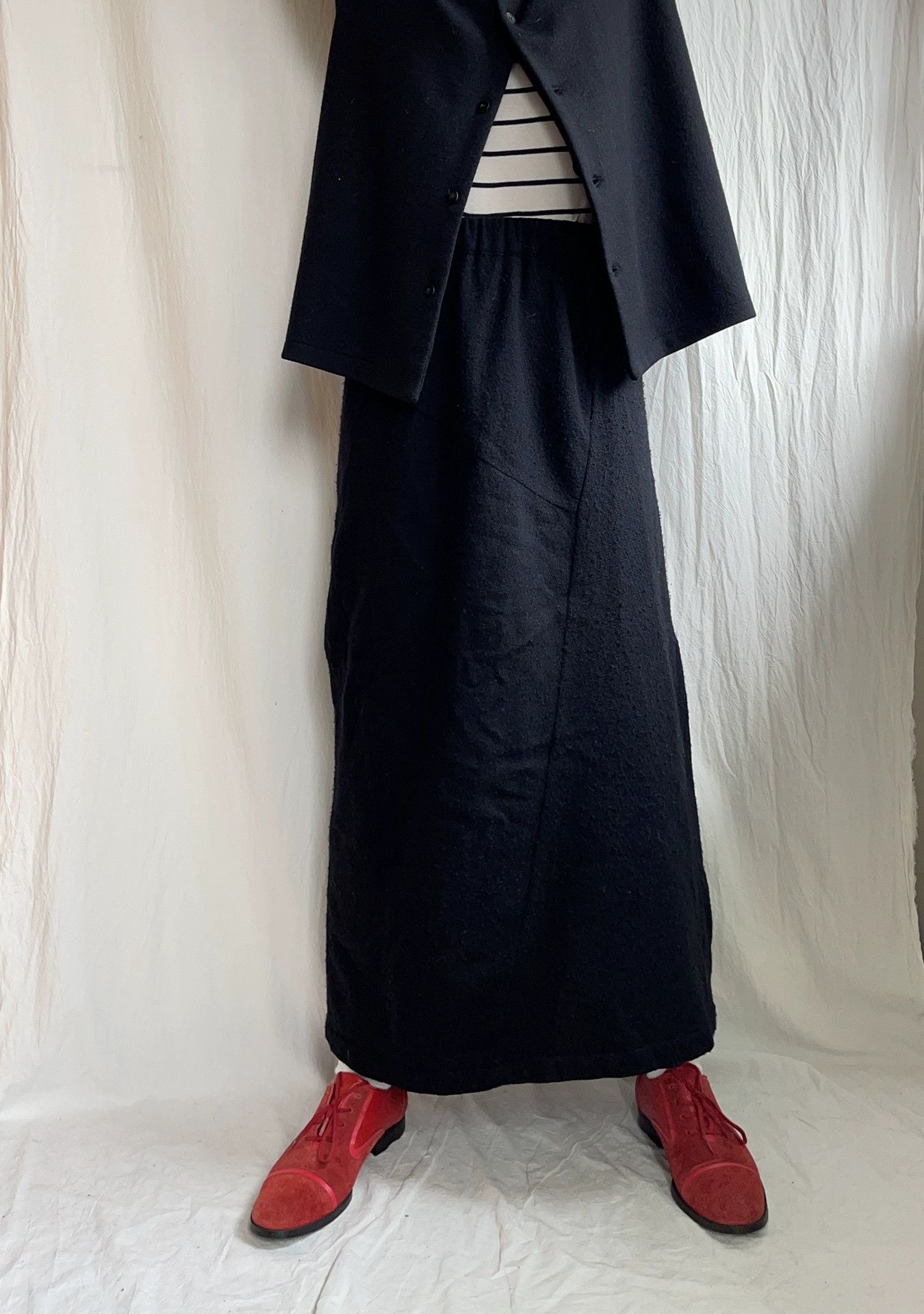 Comme des Garcons Comme des Garcons 1994FW Wool Midi Skirt Size 26" / US 2 / IT 38 - 1 Thumbnail