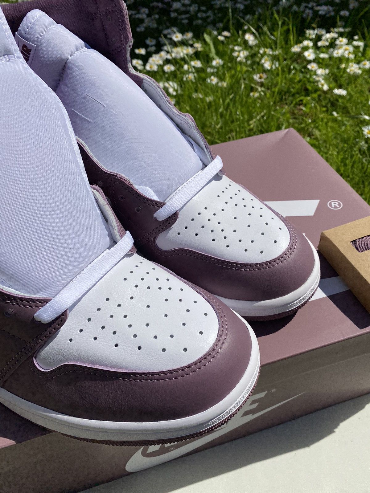 Jordan Brand Nike Air Jordan 1 Retro High OG Mauve DS 12 US Size US 12 / EU 45 - 5 Thumbnail
