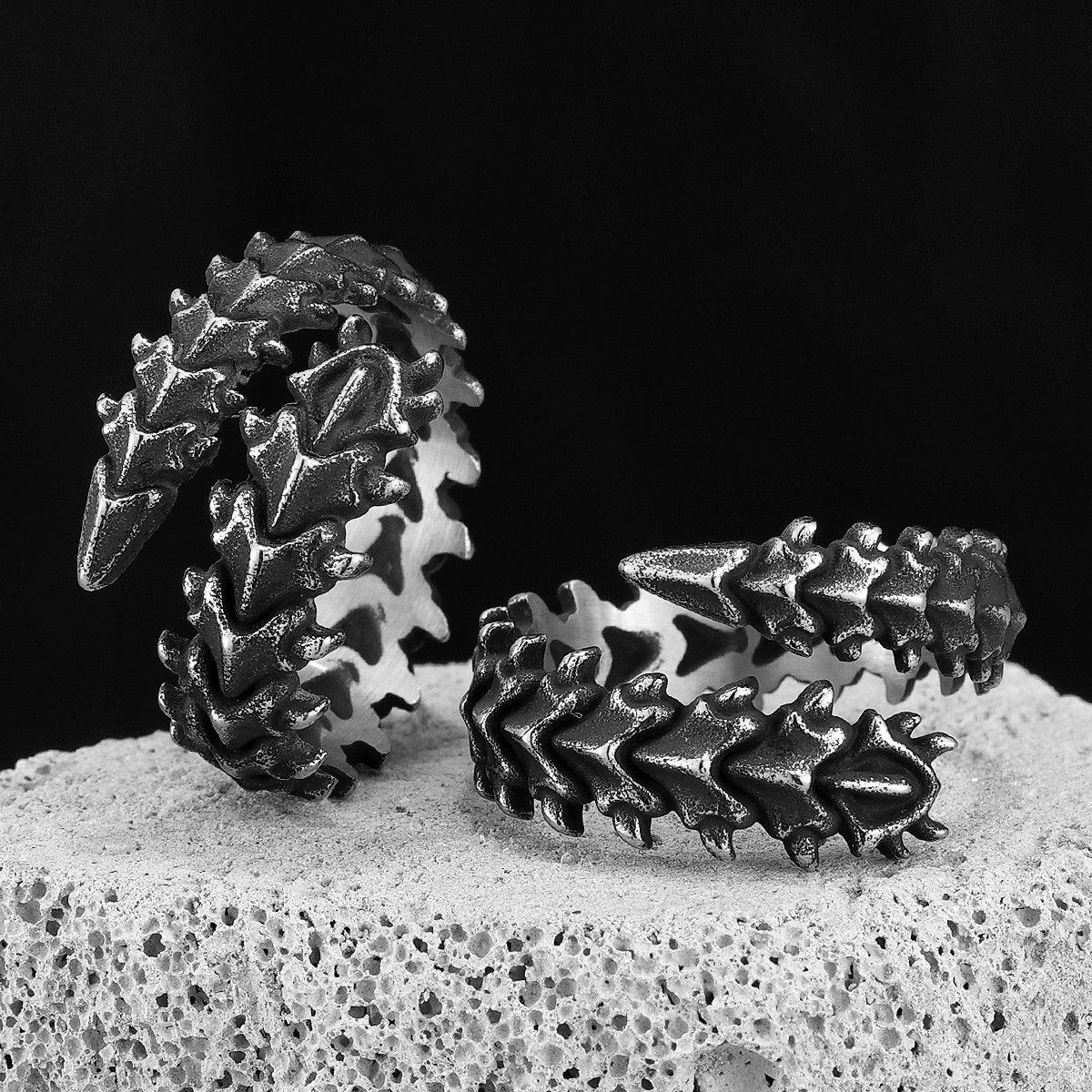 Jewelry Dragon Back Spine Ring Size ONE SIZE - 2 Thumbnail