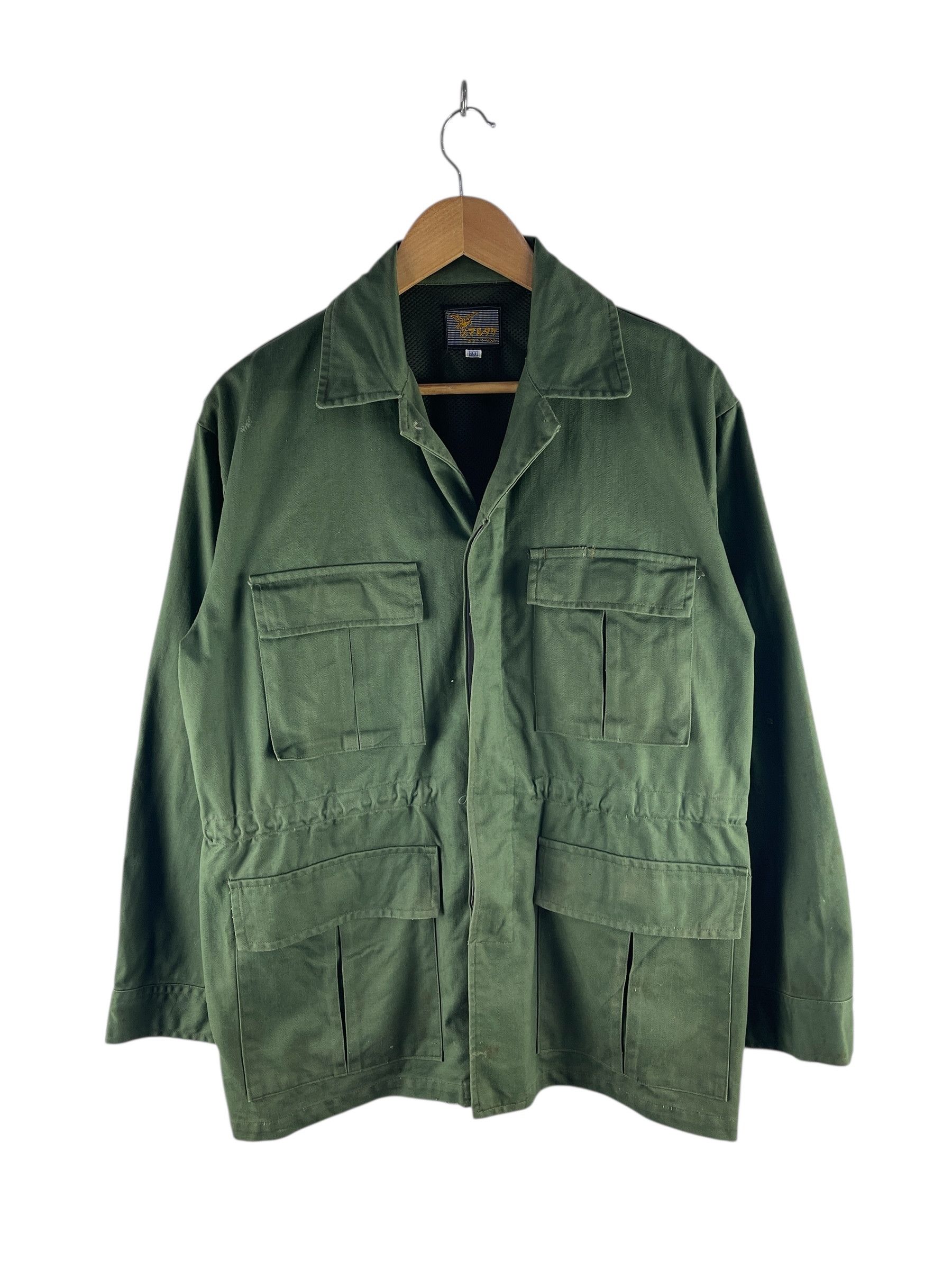 Japanese Brand Vintage Military Olive Green Jacket Size US L / EU 52-54 / 3 - 1 Thumbnail