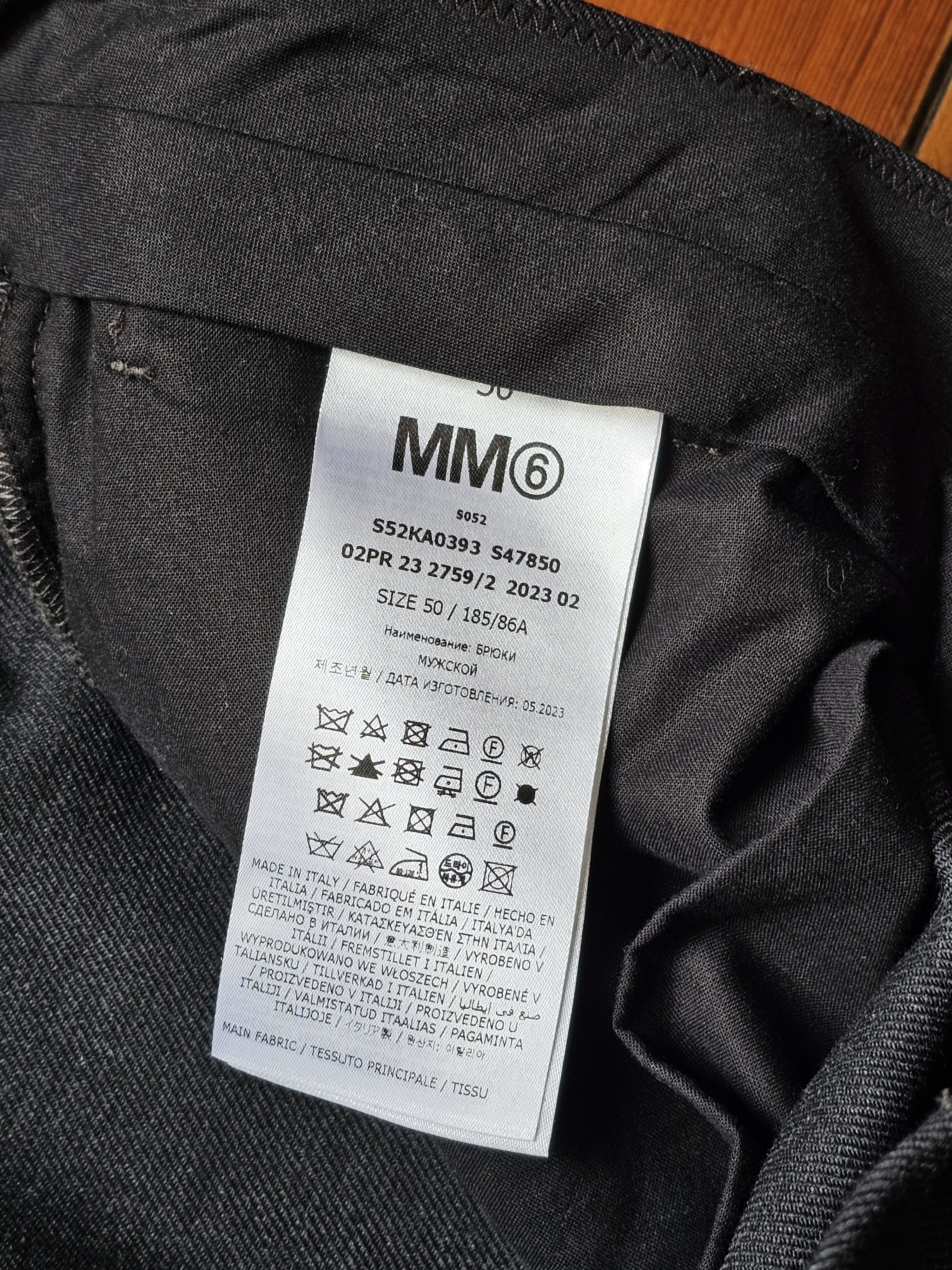 MM6 Margiela MM6 wool blend pants charcoal size 50, brand new Size US 34 / EU 50 - 6 Thumbnail