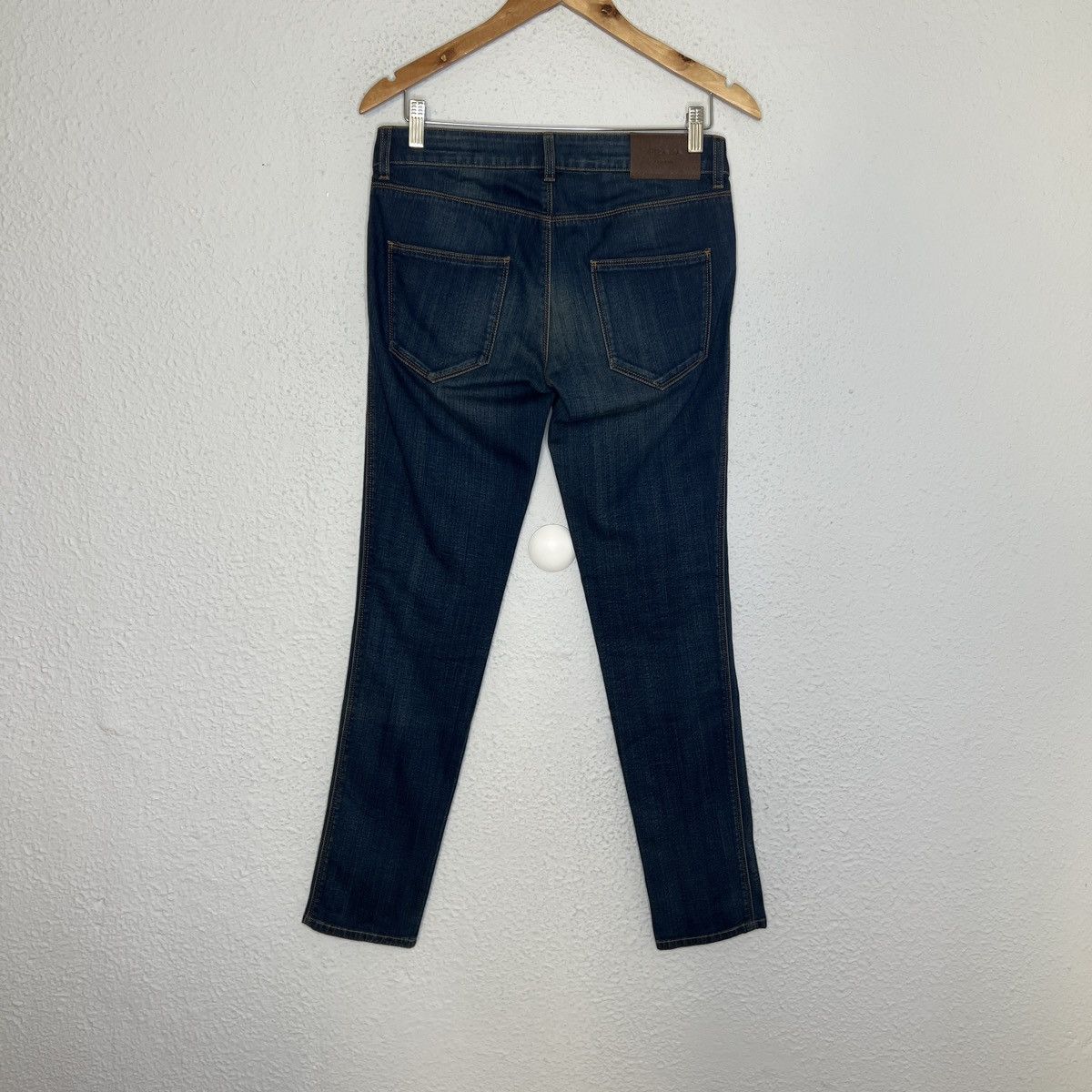 Designer × Prada Prada Milano Skinny Slim Fit Streches Blue Denim Jeans Size 26" / US 2 / IT 38 - 6 Thumbnail