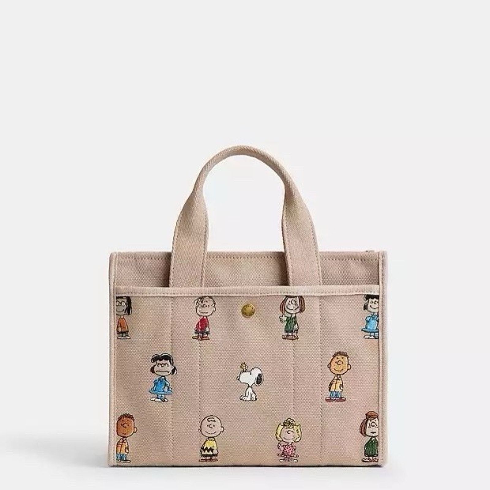 Coach NWT Limited COACH x PEANUTS Cargo Tote Bag 26 CBH43 Canvas Size ONE SIZE - 13 Thumbnail