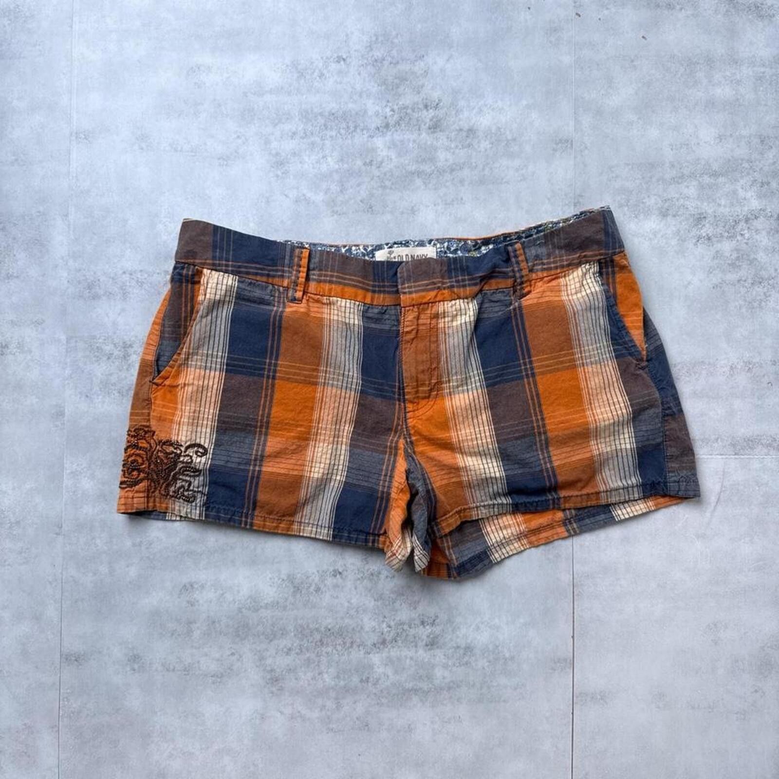 Old Navy Y2K Old Navy Surf Orange Grunge shorts Size 28" / US 6 / IT 42 - 1 Thumbnail