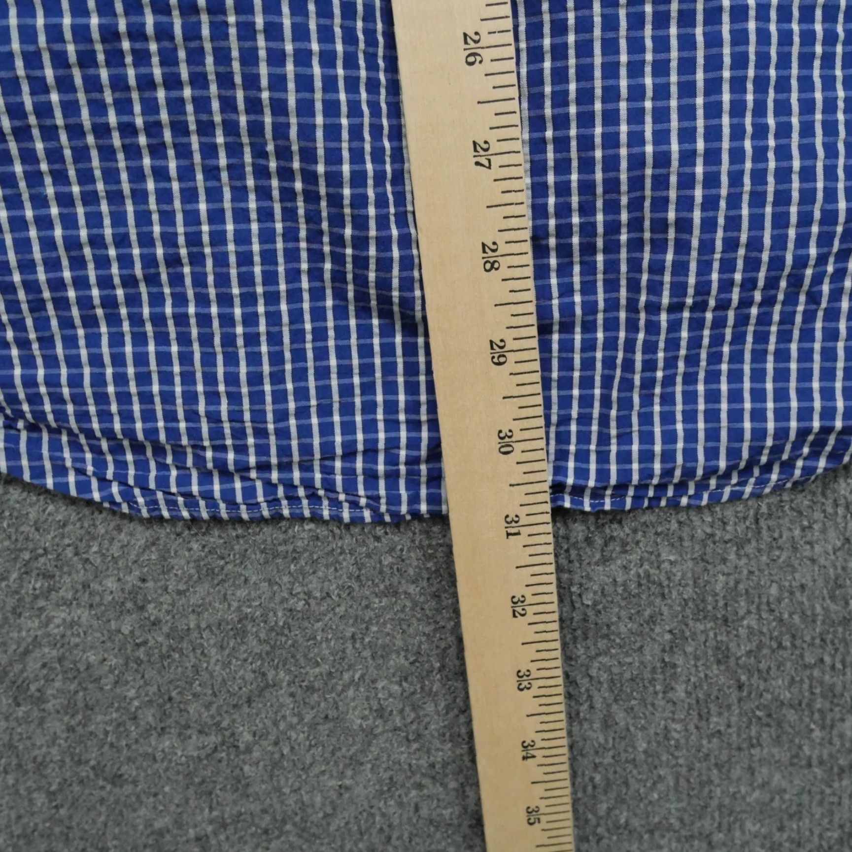 Brooks Brothers VINTAGE Brooks Brothers Shirt Mens Medium Blue White Plaid Button Down Check Size US M / EU 48-50 / 2 - 8 Thumbnail