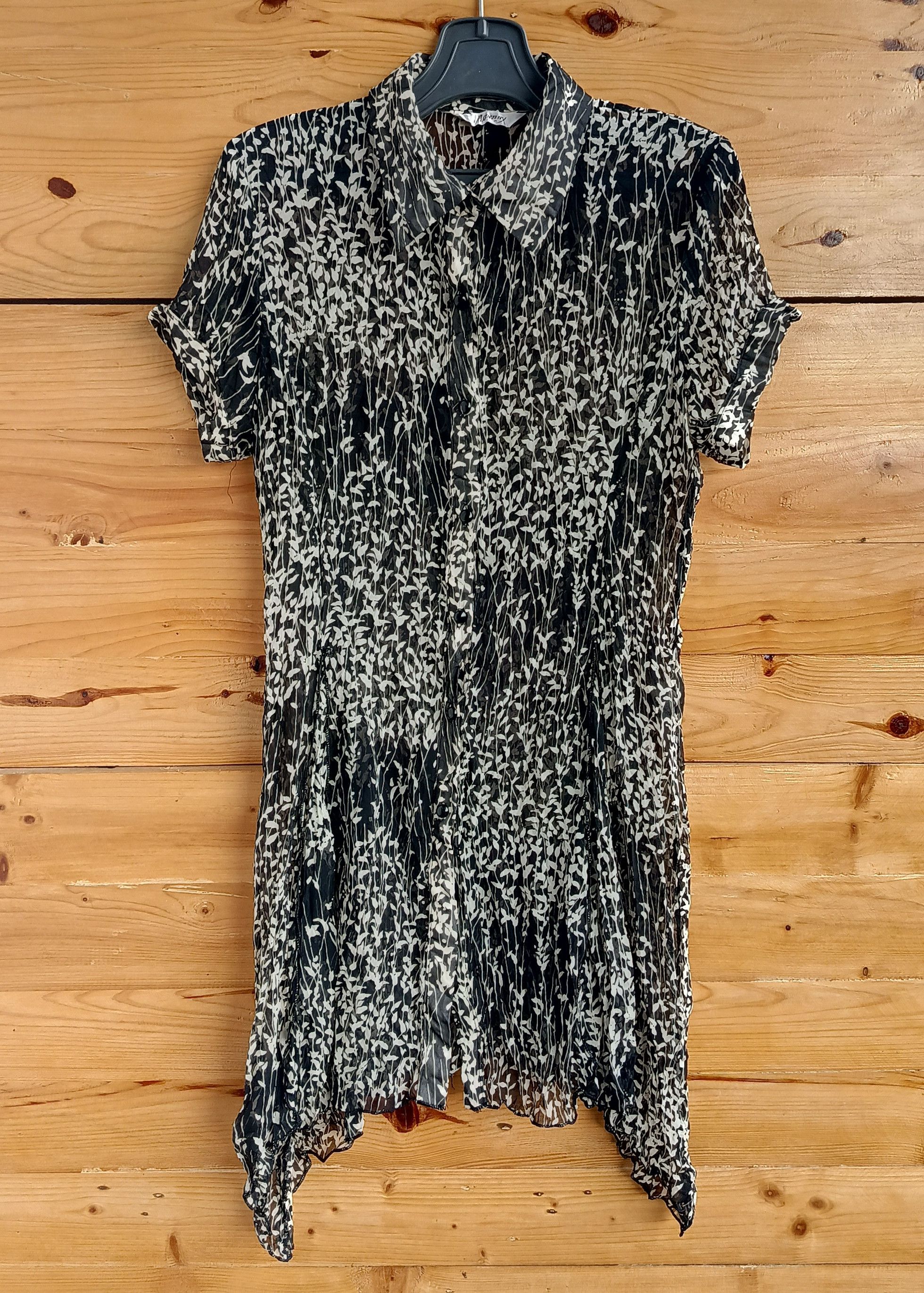 14th Addiction × If Six Was Nine × Japanese Brand Vintage Silk Sheer Shirt Size L / US 10 / IT 46 - 1 Thumbnail