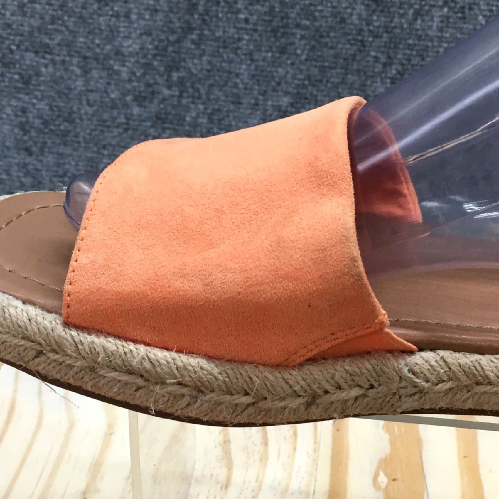 Vintage Universal Thread Sandals Womens 10 Maren Slip On Espadrille Slide Orange Sandal Size US 10 / IT 40 - 4 Thumbnail