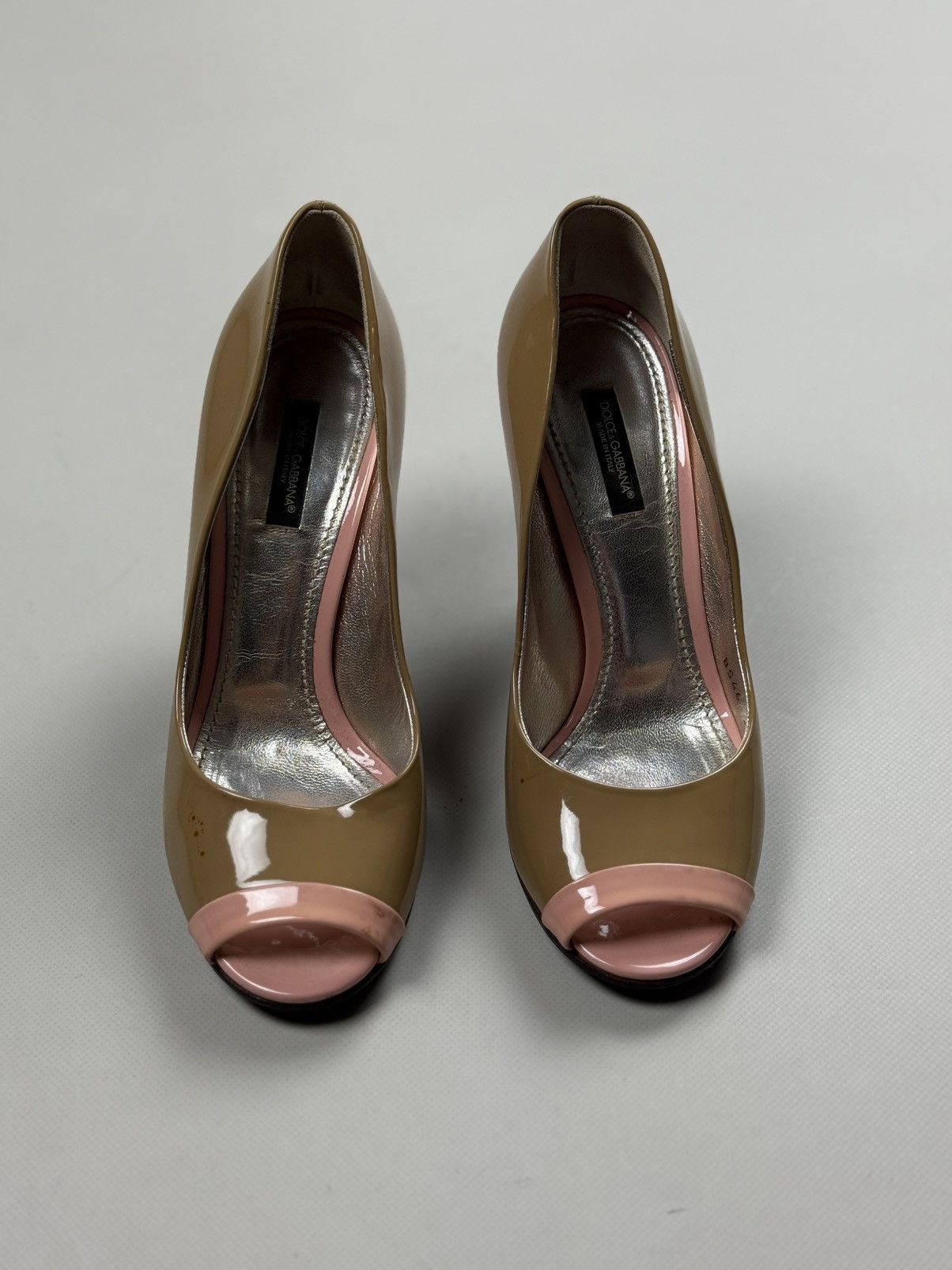 Dolce & Gabbana Dolce&Gabbana Ladies Pump Patent Leather Heels Shoes Size US 9 / IT 39 - 6 Thumbnail