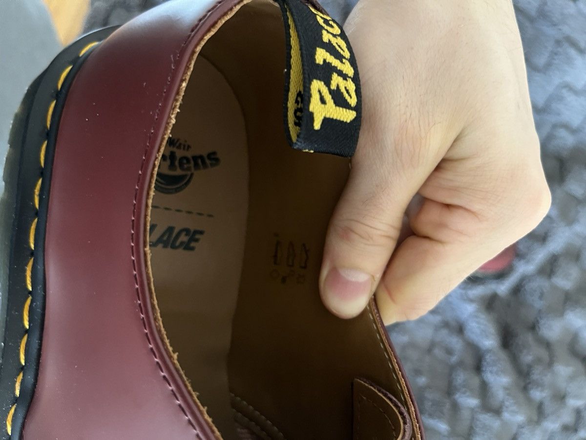 Dr. Martens Dr.Martens 1461 x Palace Vintage Smooth Leather Cherry 46 Size US 12 / EU 45 - 7 Thumbnail