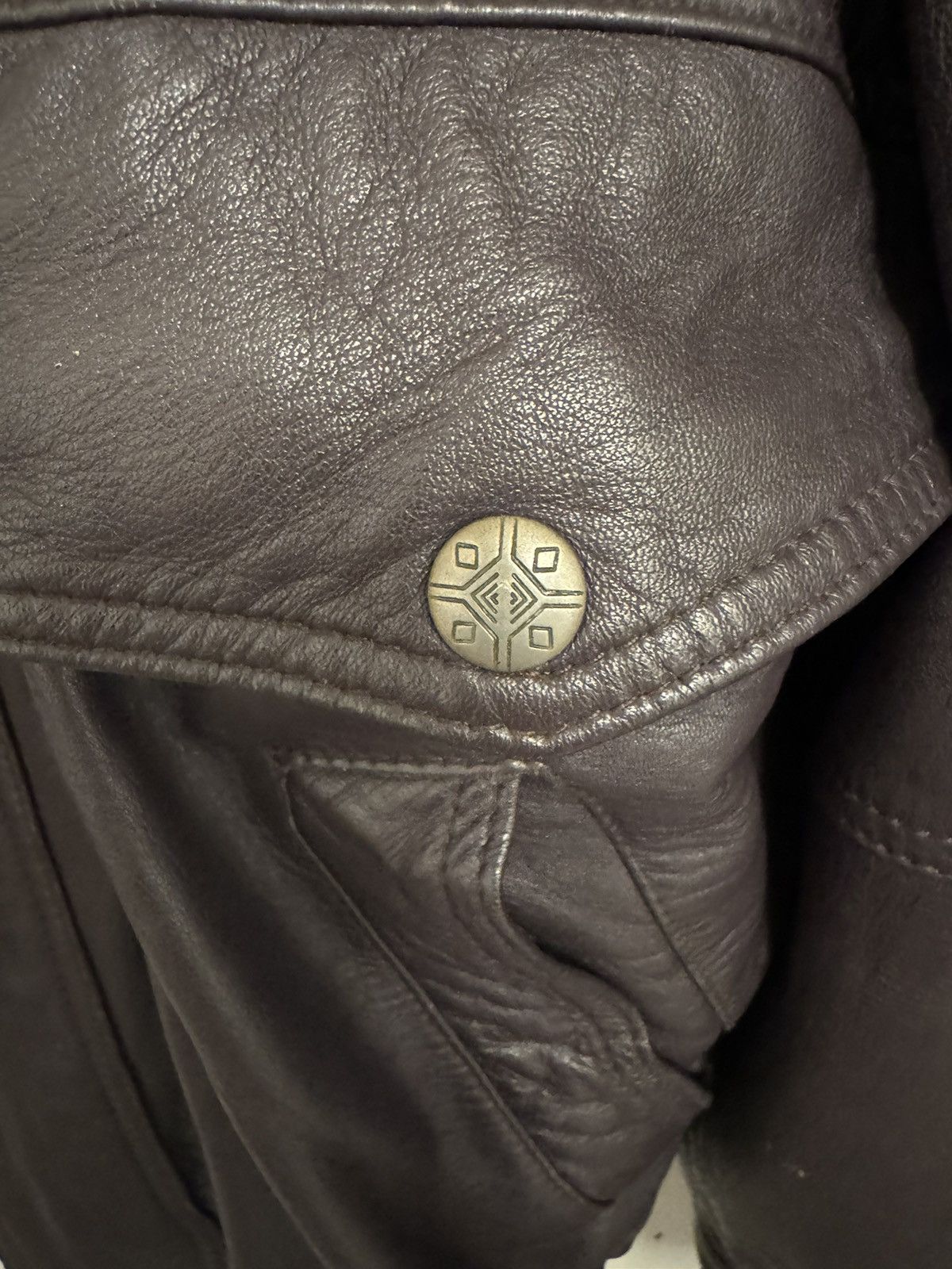 Other Vintage Leather Jacket 🍆 Size US L / EU 52-54 / 3 - 5 Thumbnail
