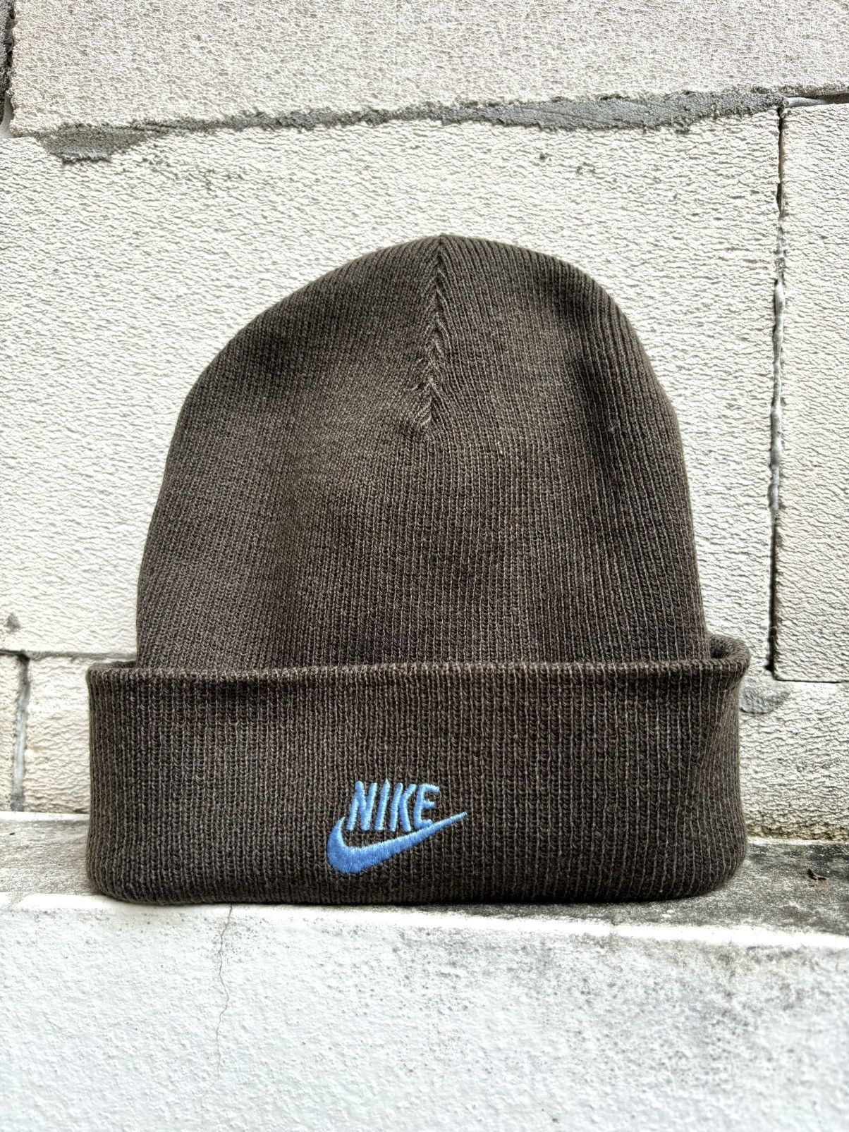 Nike Rare Nike Wool Hat Swoosh Spell Out Size ONE SIZE - 2 Thumbnail