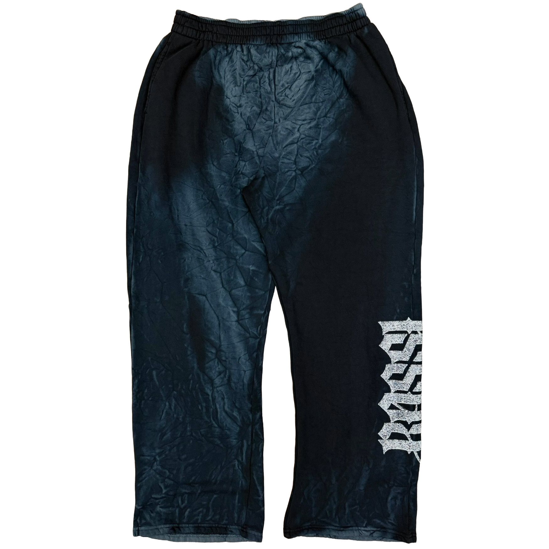 Bossi Sportswear Bossi Rhinestone Logo Sweatpants Washed Black/White Size US 40 / EU 56 - 1 Preview