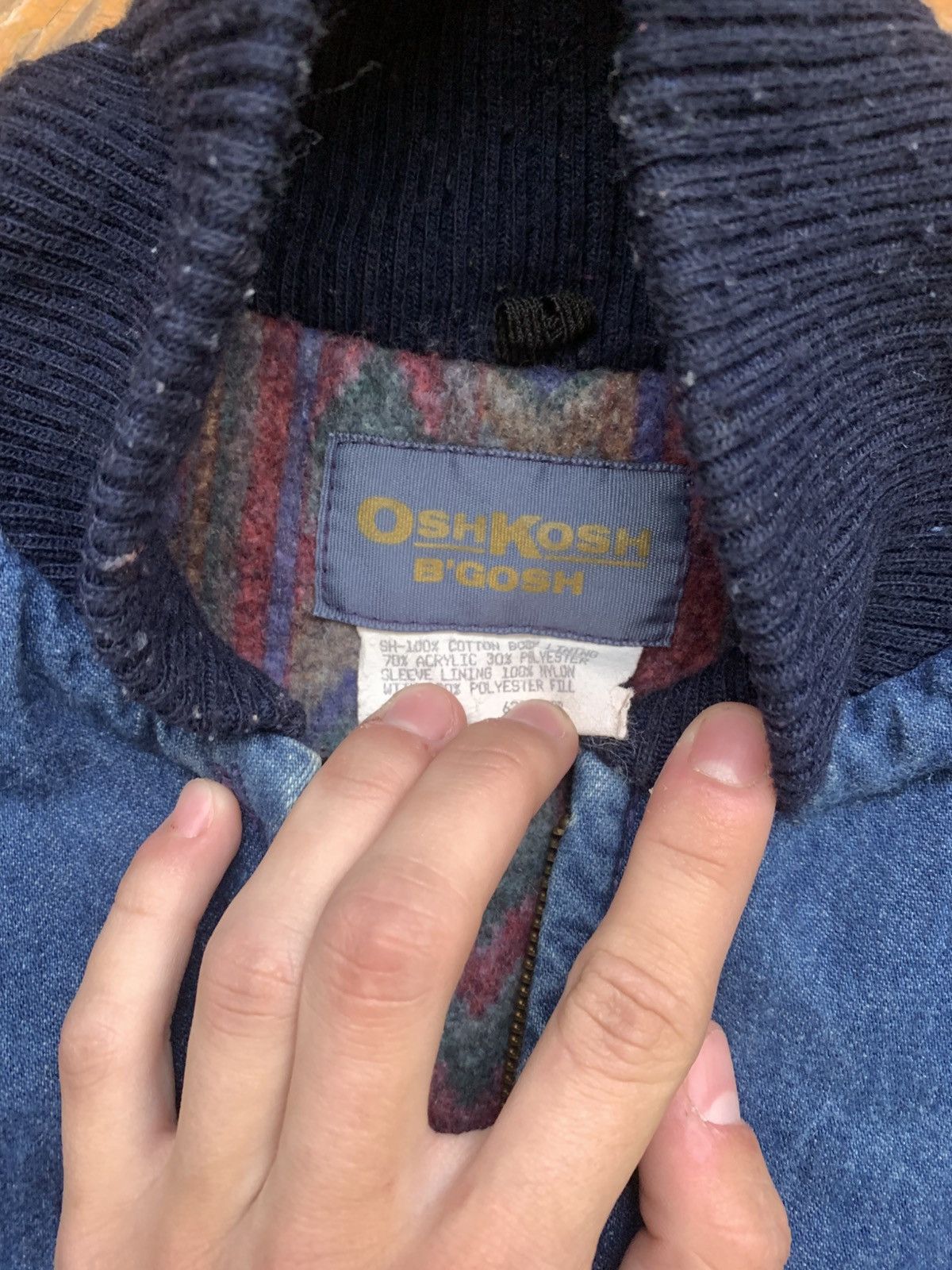 Oshkosh 🔥VINTAGE OSHKOSH DENIM BOMBER 90s MADE IN USA Size US S / EU 44-46 / 1 - 13 Thumbnail